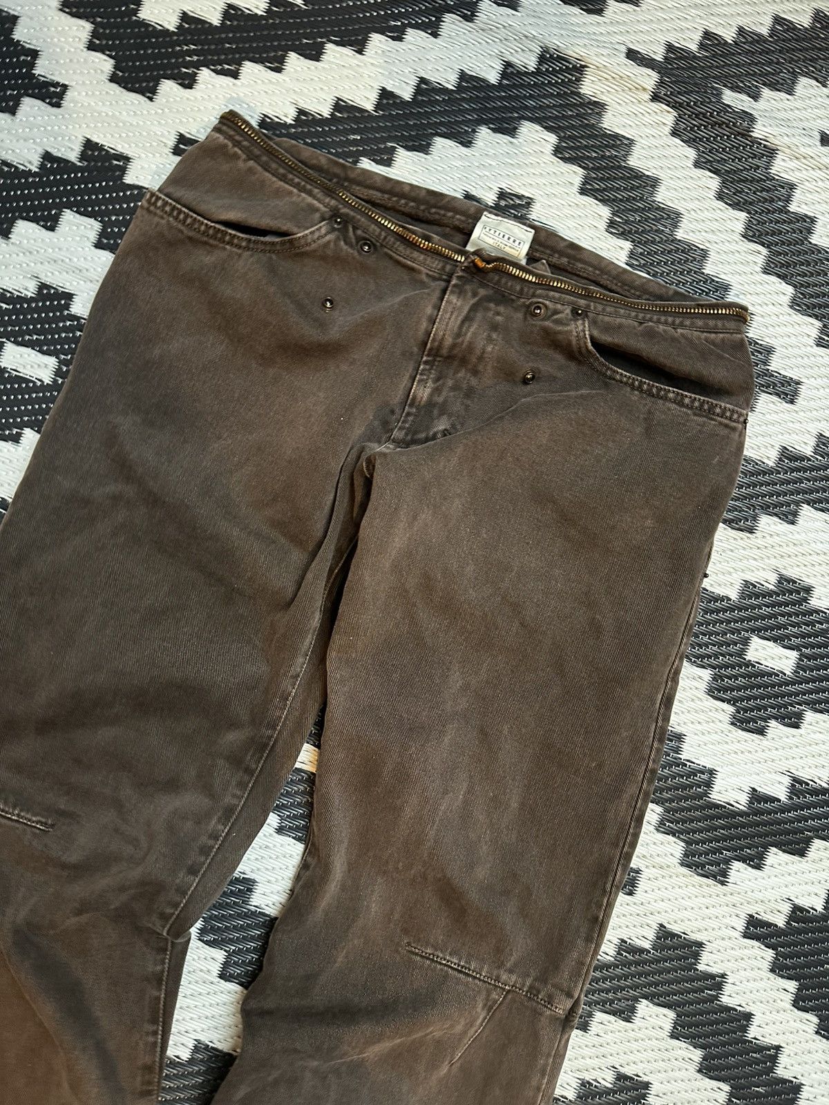 Dolce & Gabbana × Japanese Brand × Vintage Dolce & Gabbana Postarchive style Flared pants Size US 30 / EU 46 - 3 Thumbnail