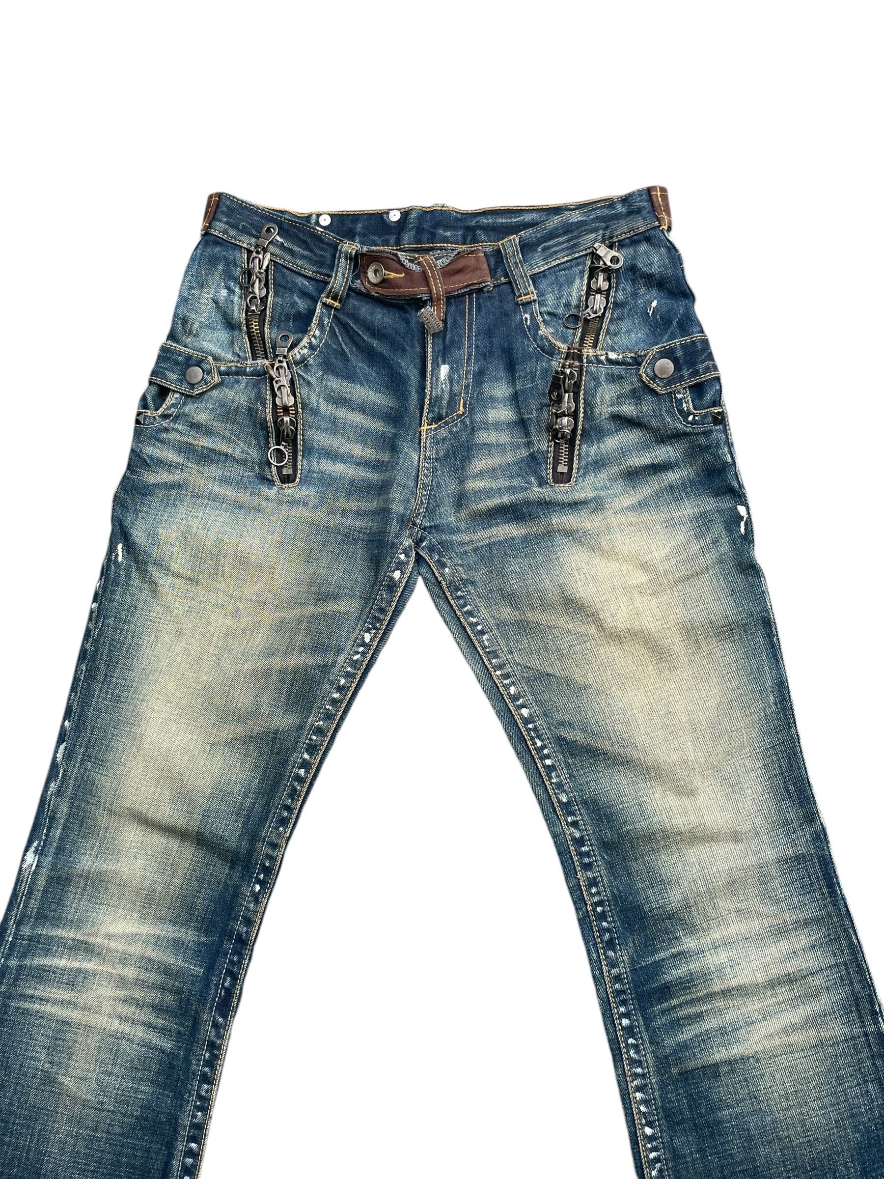 Japanese Brand Semantic Design Flare Custom Denim Size US 32 / EU 48 - 2 Thumbnail