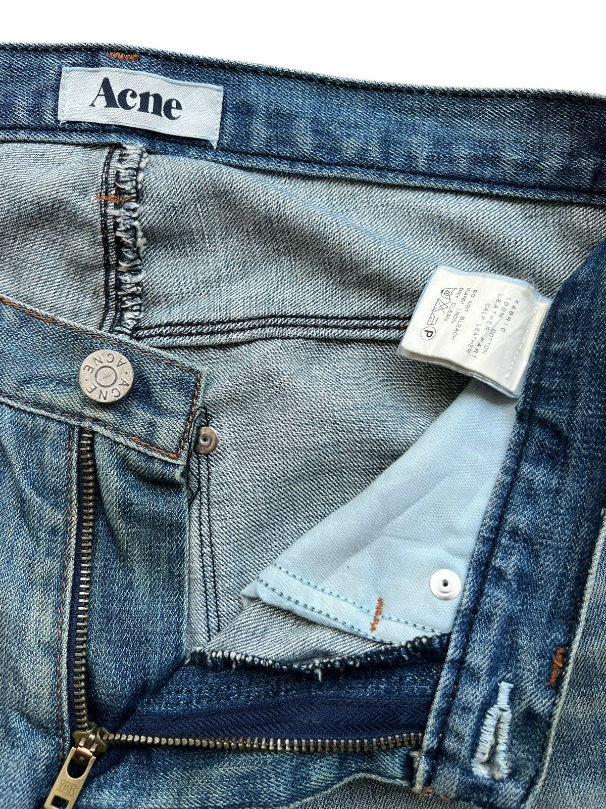Acne Studios Vintage Acne Studios Distressed Mudwash Denim Jeans 32x27 Size 32" / US 10 / IT 46 - 9 Thumbnail