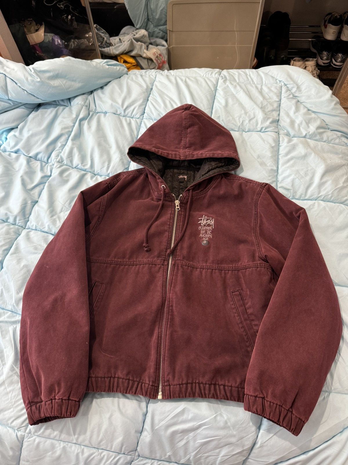Nike x Stussy Windrunner Jacket Off Noir Men's - SS20 - US