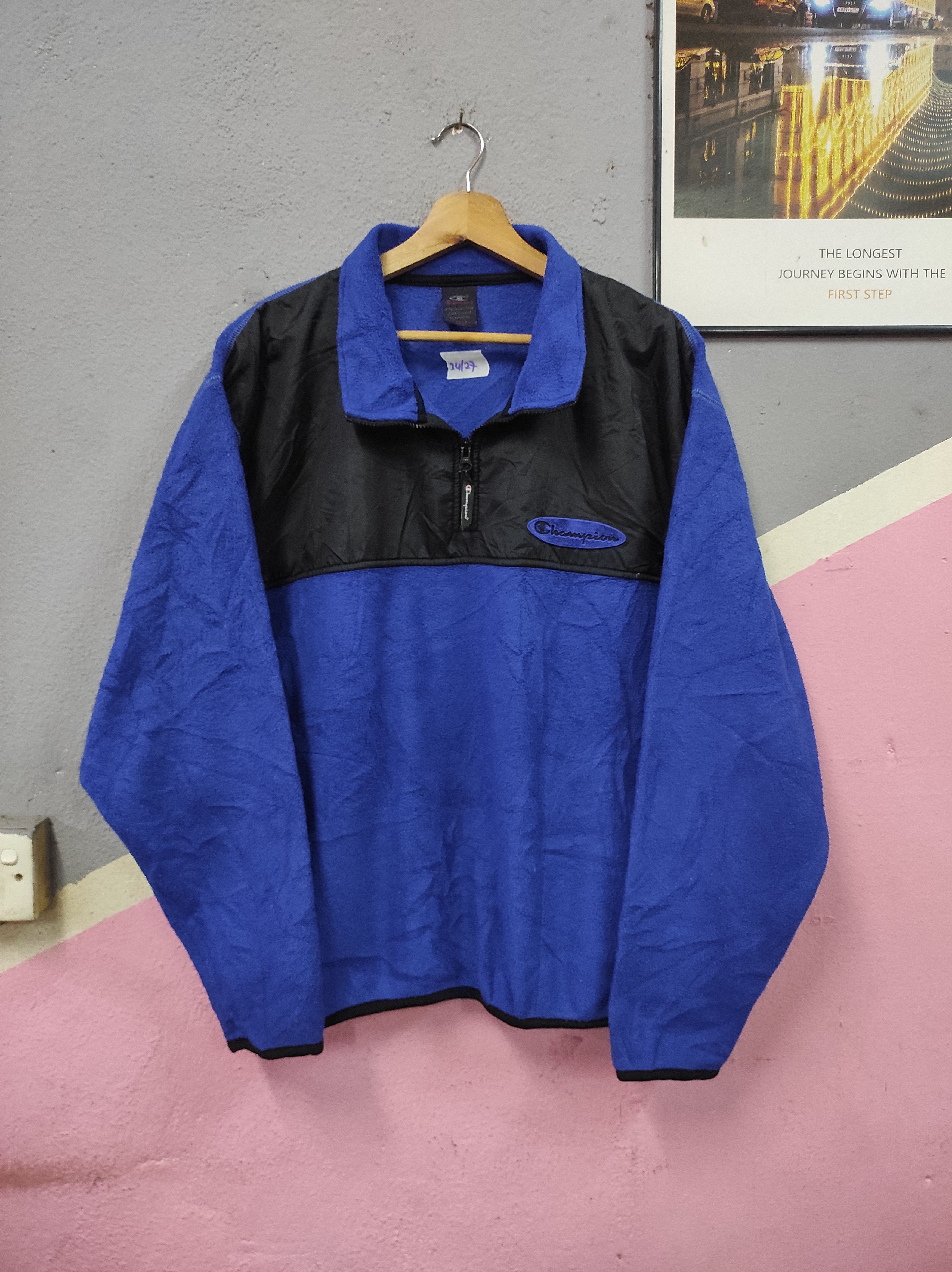 Champion CHAMPION EMBROIDERY HALF ZIPPER SWEATSHIRT FLEECE Size US L / EU 52-54 / 3 - 1 Thumbnail