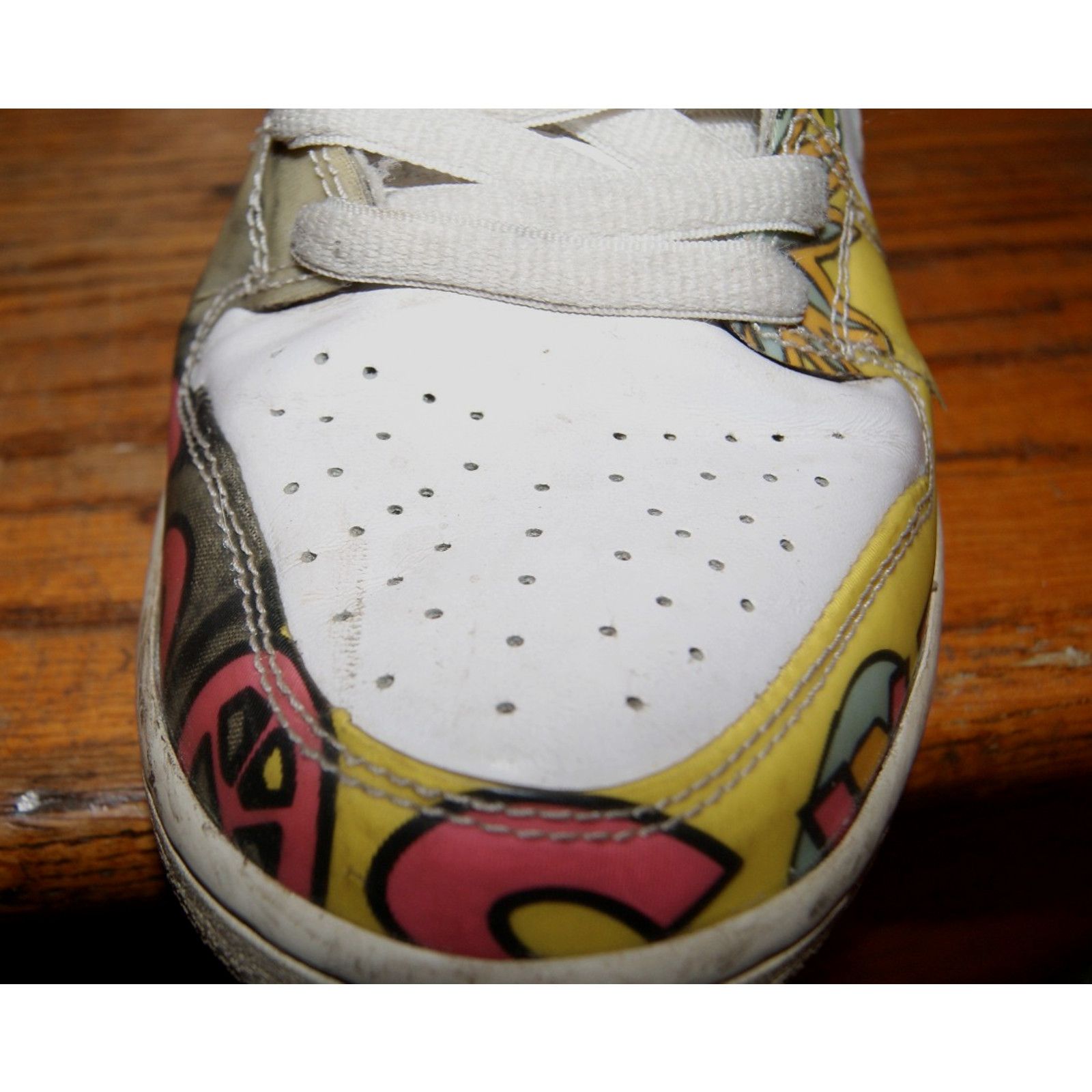 Nike Nike SB Dunk High de La Soul White Mens Size 9 - 2014 Size US 9 / EU 42 - 10 Thumbnail