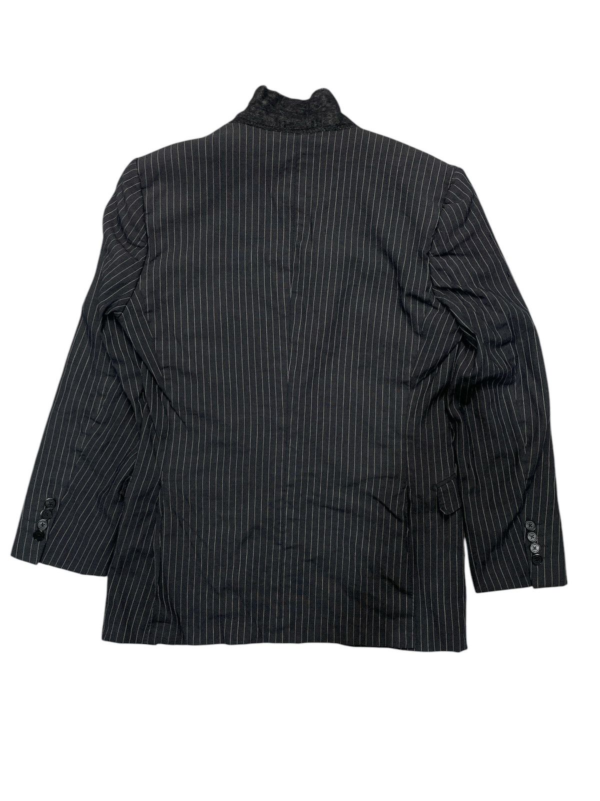 Burberry Burberry Black Label Pinstripe Blazer Size 40R - 2 Thumbnail