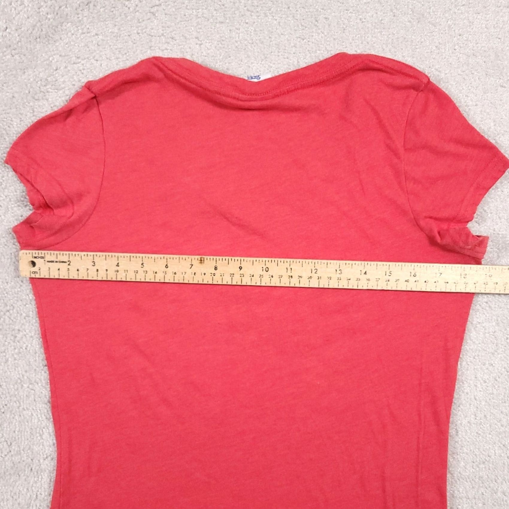 MLB St. Louis Cardinals MLB Shirt Women's Large Red V Neck Glitter Graphic Baseball Cap Sleeve T-Shirt Size L / US 10 / IT 46 - 6 Thumbnail