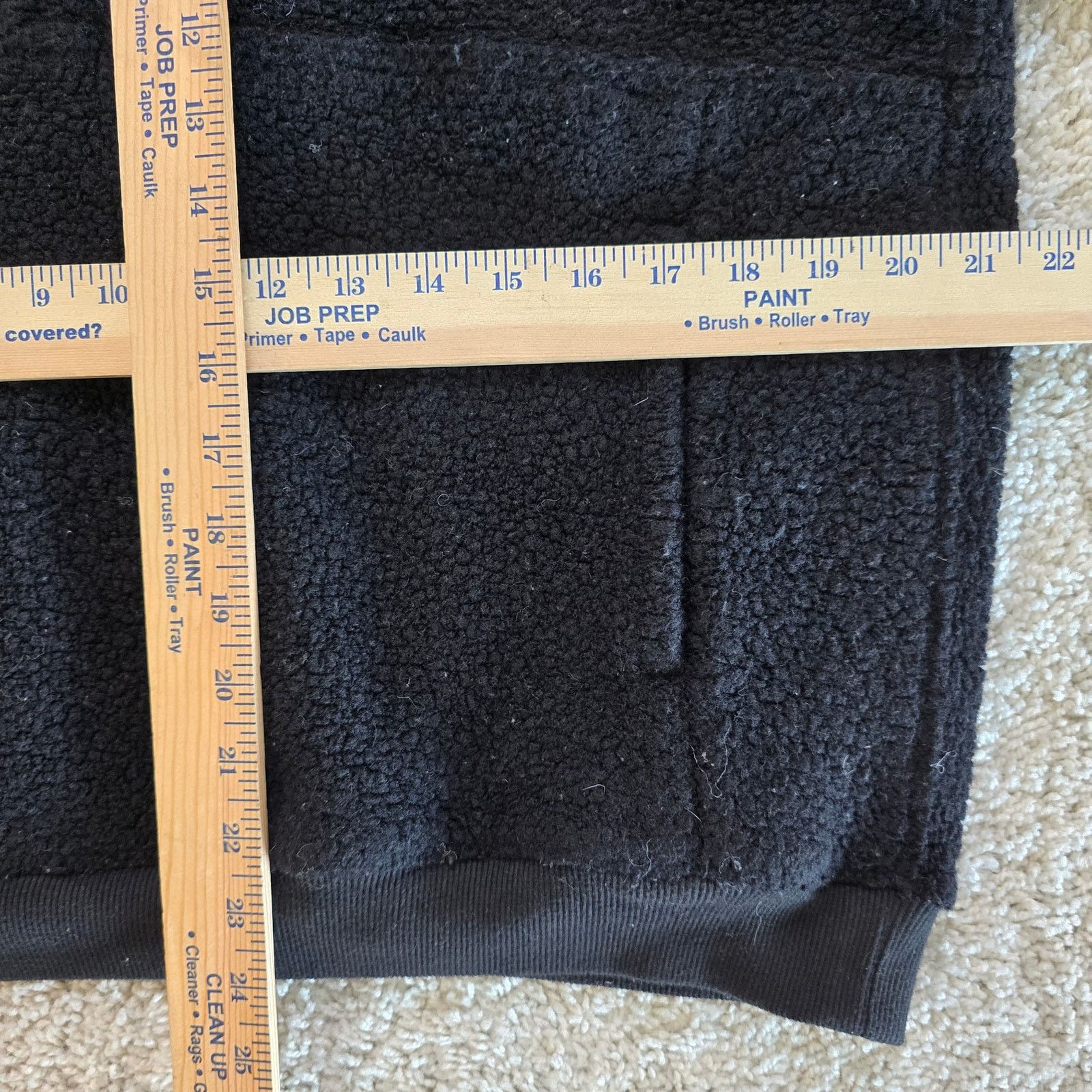 Outdoor Voices Outdoor Voices Womens Wool Stretch Sherpa Fur Hoodie Black Size M / US 6-8 / IT 42-44 - 5 Thumbnail