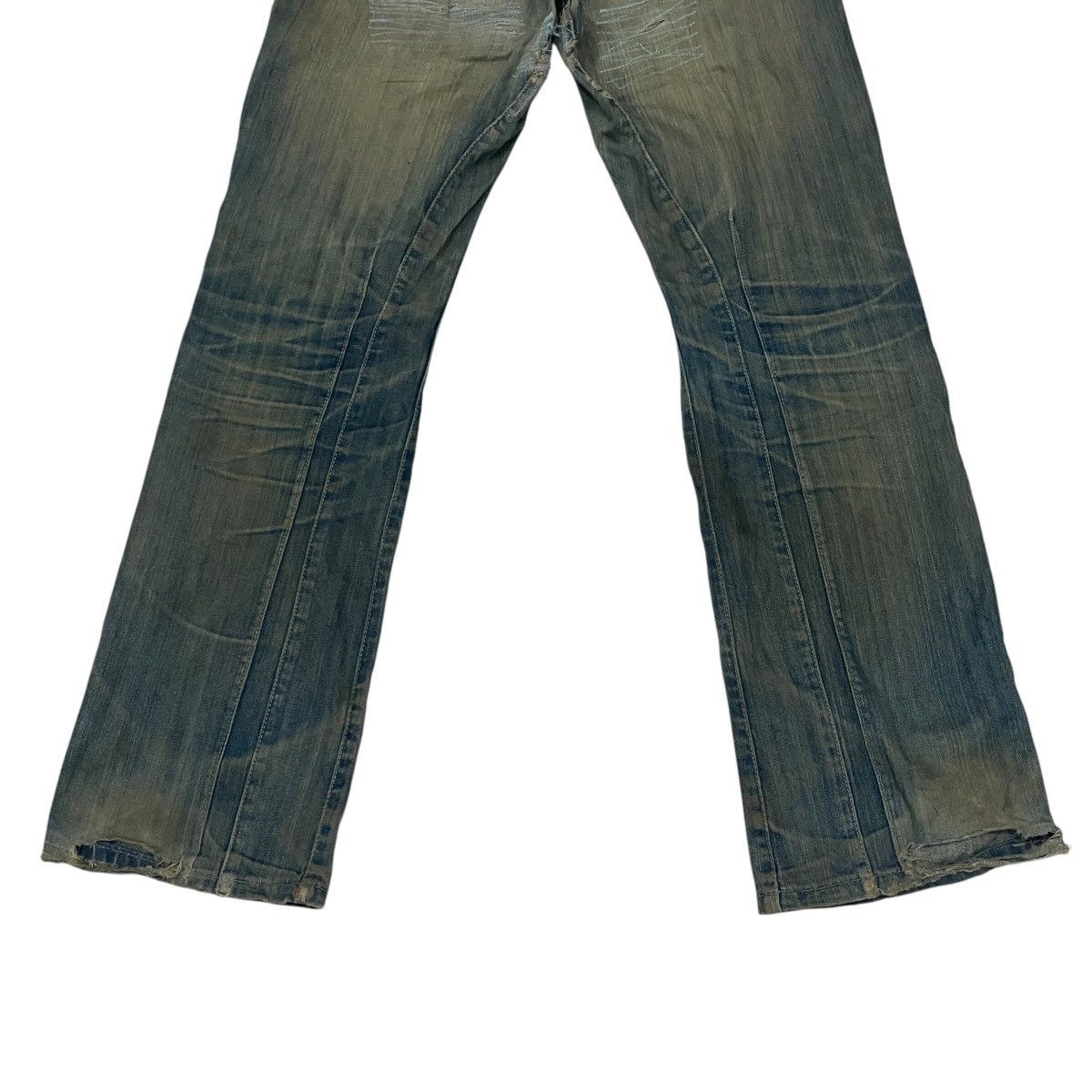 Devilock Vintage Devillock Distressed Denim jelas W33 Size 32" / US 10 / IT 46 - 8 Thumbnail