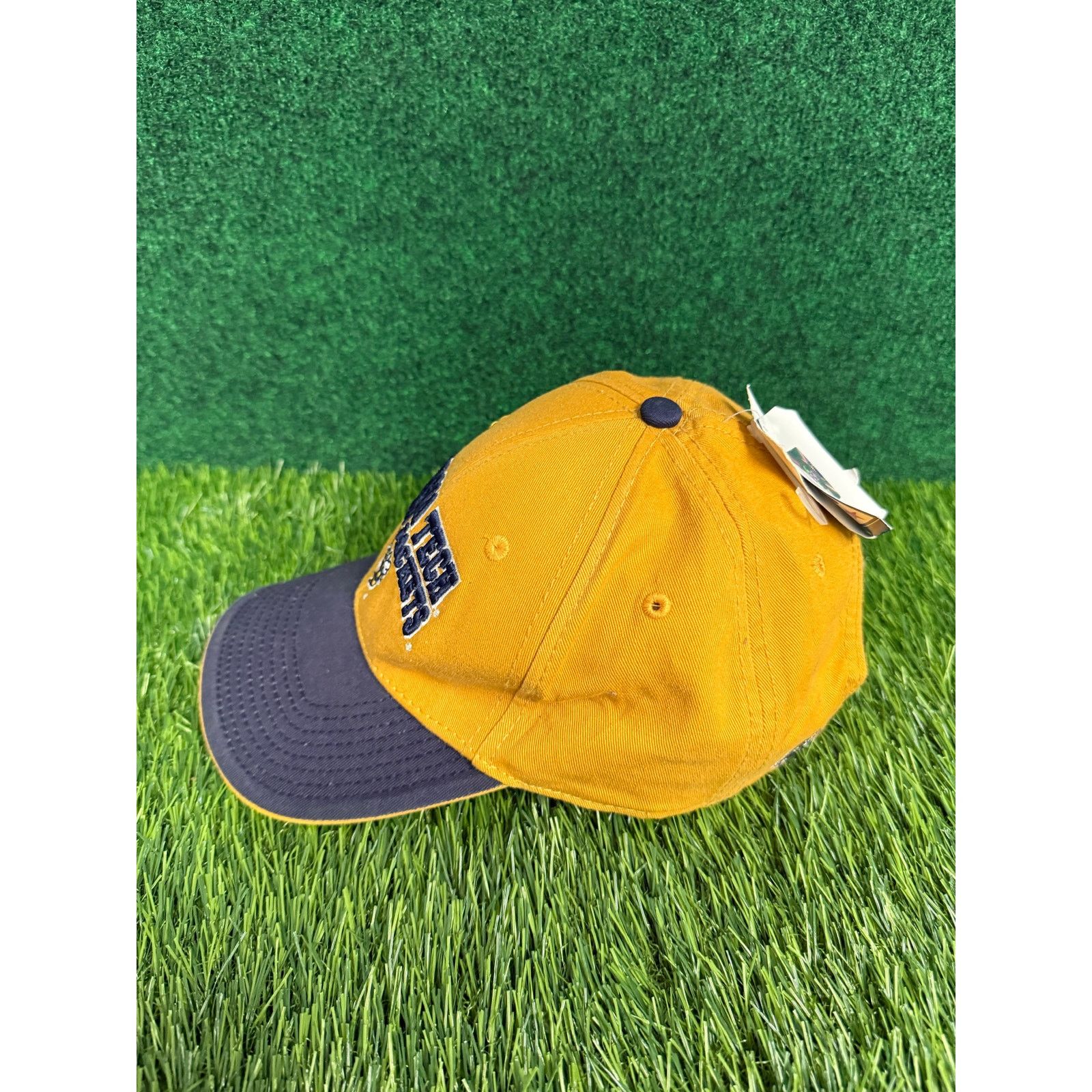 The Game Georgia Tech University Yellow & Blue Strapback Hat Size ONE SIZE - 2 Thumbnail