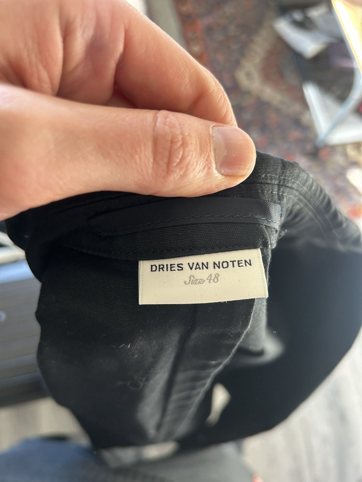 Dries Van Noten Dries Van Noten Oversized Black Cotton Blazer Size US M / EU 48-50 / 2 - 8 Thumbnail