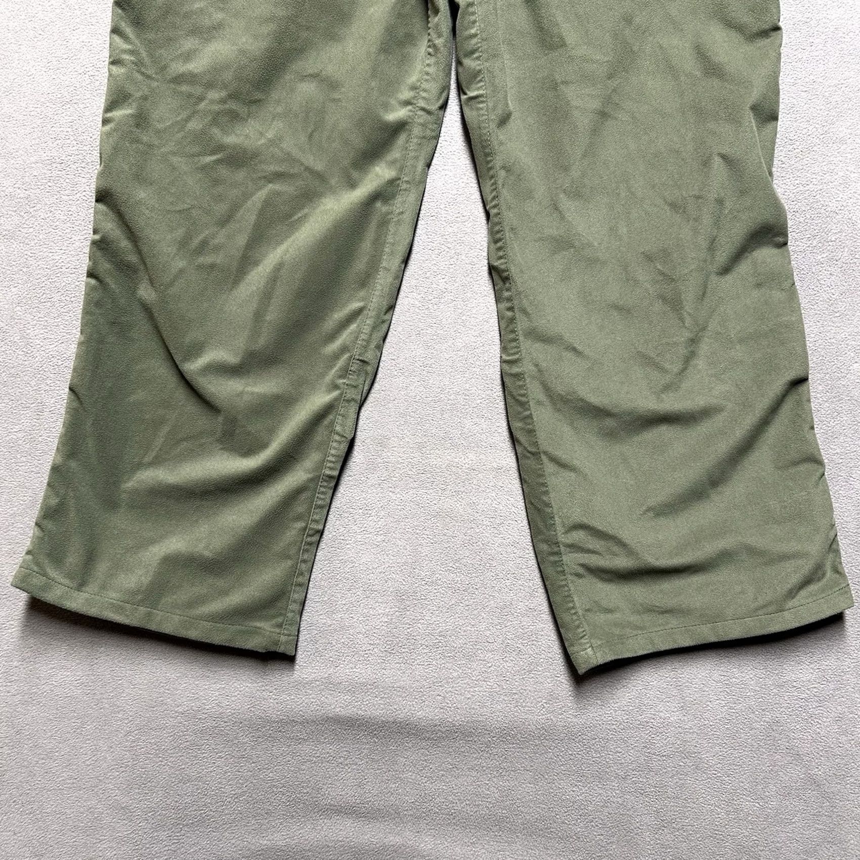 Vintage Huntworth Mens Medium Green Micro Fleece Hunting Pants Waterproof Weatherproof Size US 31 - 5 Thumbnail