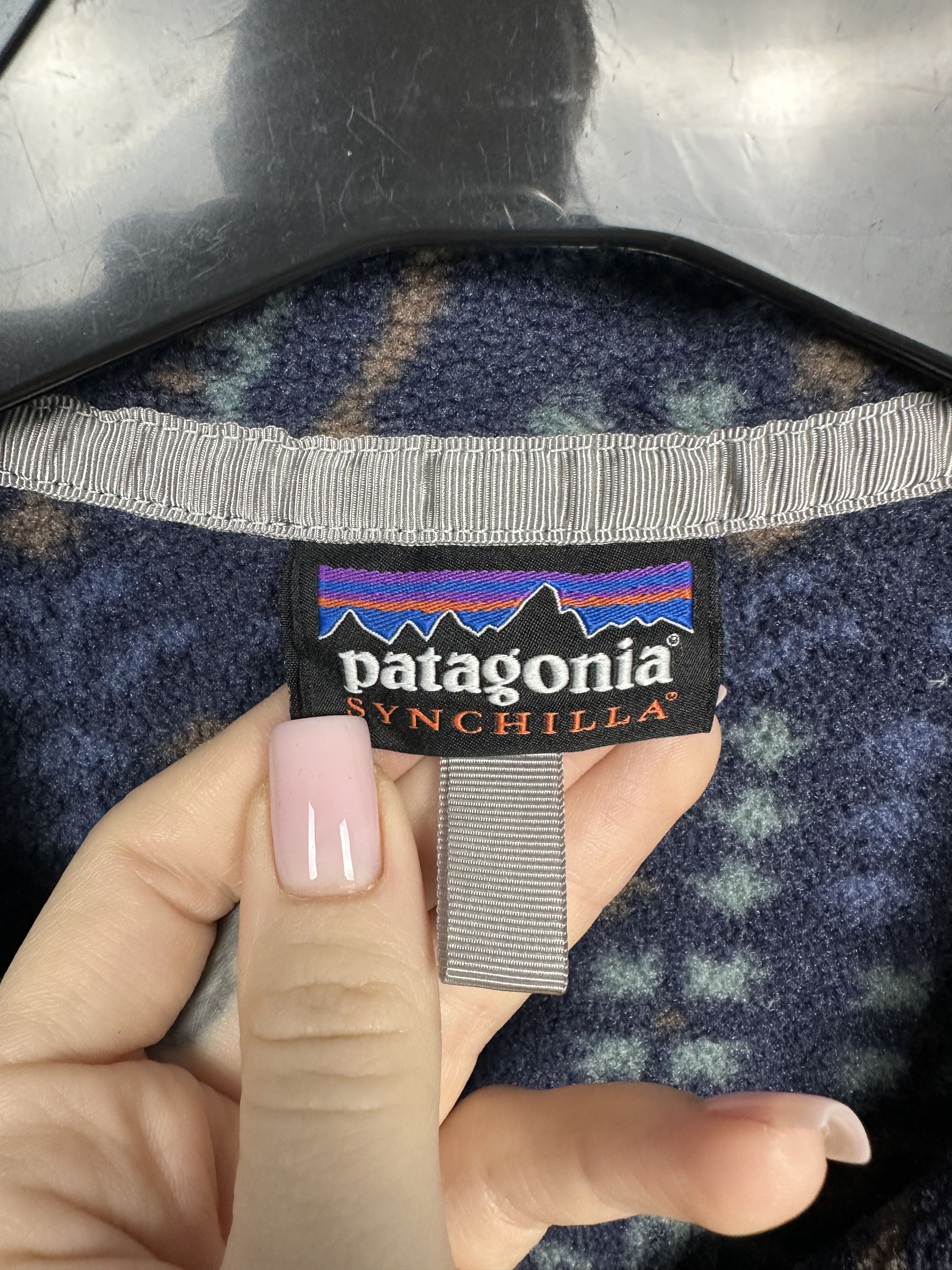Patagonia Patagonia Synchilla Mens Fleece Anorak Jacket Aztec Size US XL / EU 56 / 4 - 4 Thumbnail