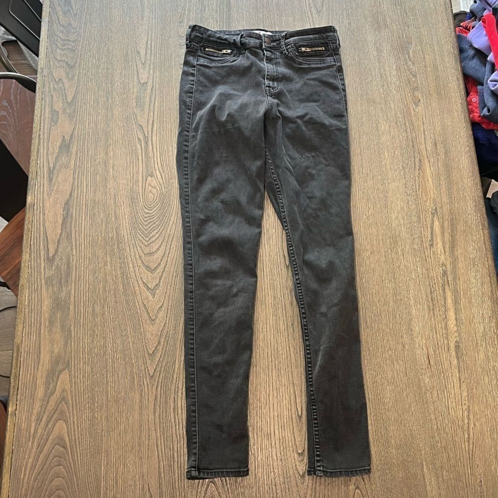 Hollister Hollister Black Skinny Jeans Size 5R Size 25" / US 0 / IT 36 - 1 Thumbnail