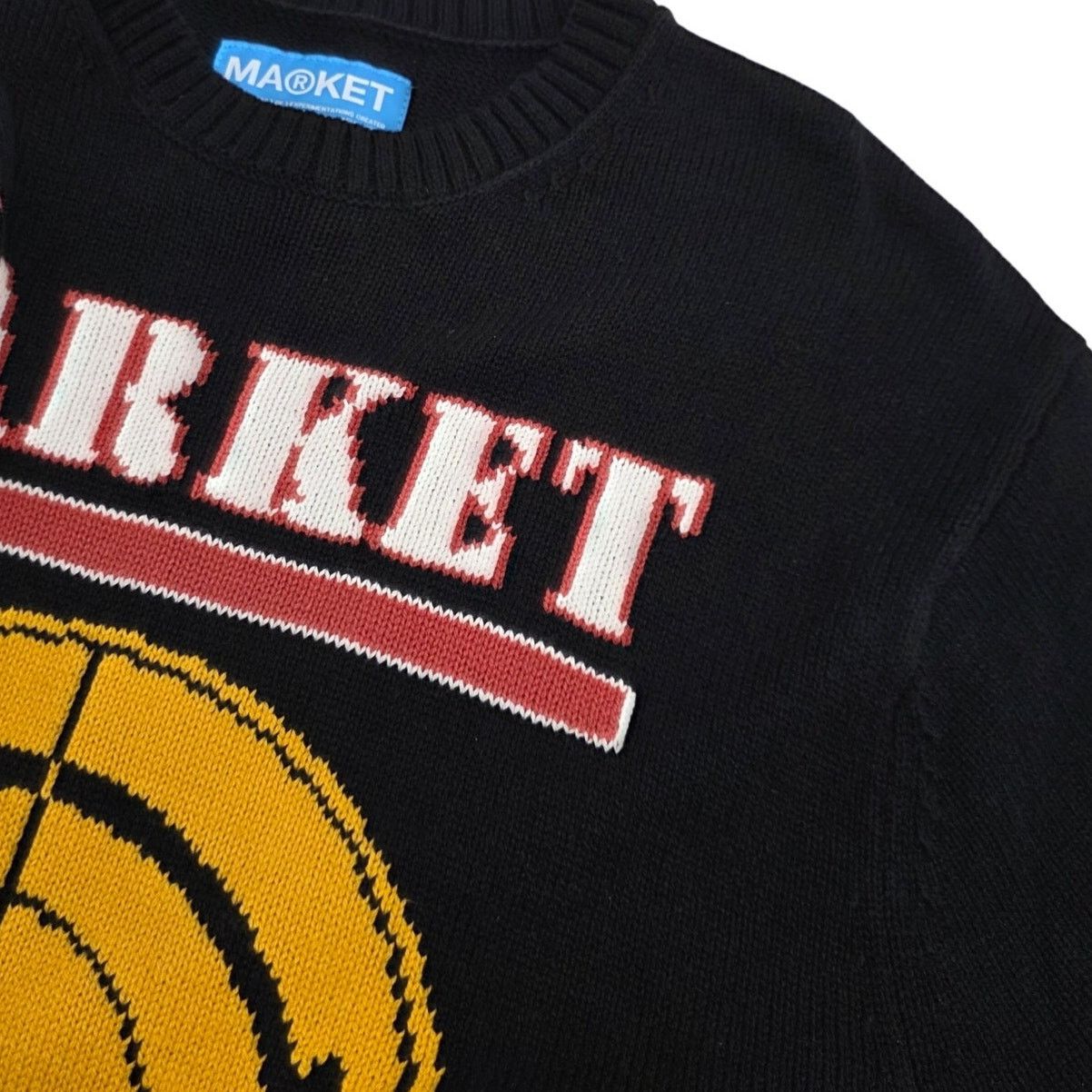 Market MARKET STUDIOS 'SMILEY FOCUS SWEATER' SIZE MED NWOT Size US M / EU 48-50 / 2 - 15 Thumbnail