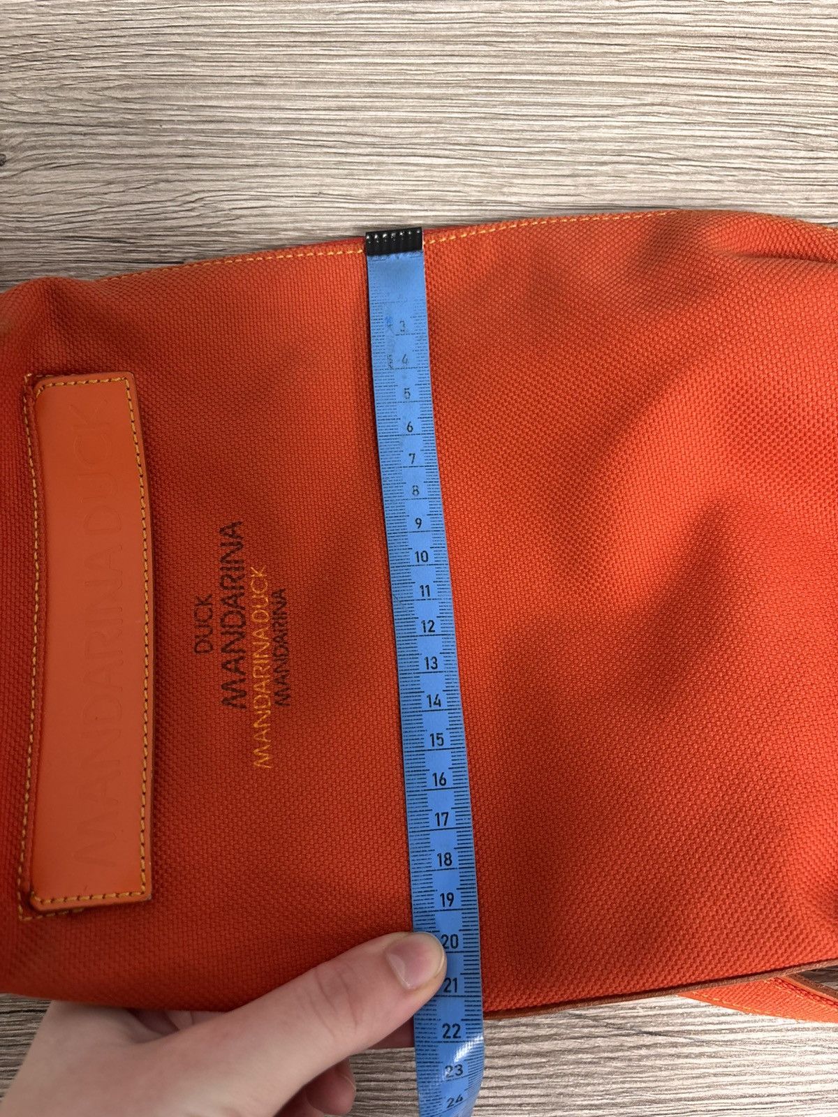 Mandarina Duck Mandarina Duck Orange Crossbody Shoulder Bag Canvas Leather Size ONE SIZE - 21 Thumbnail