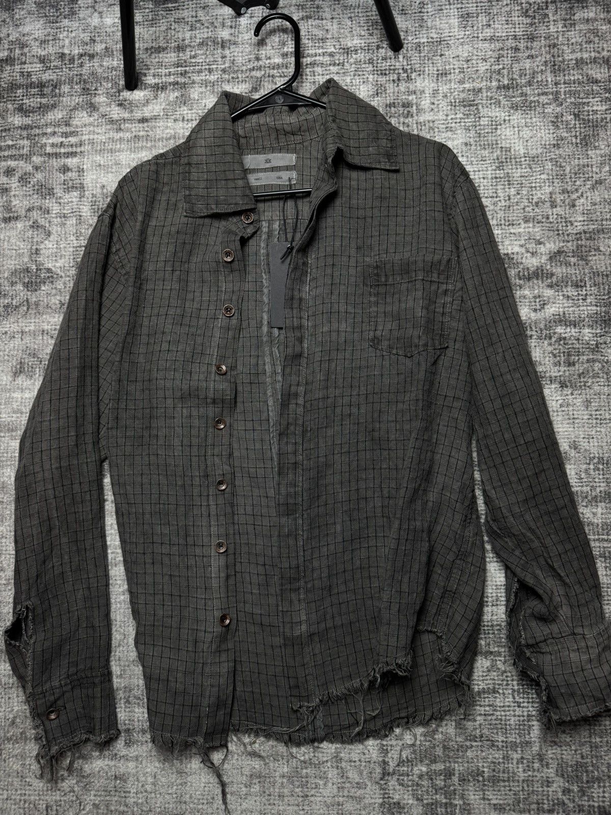 K-Two Studios K-Two Studios Dyed Checker Button Down Shirt