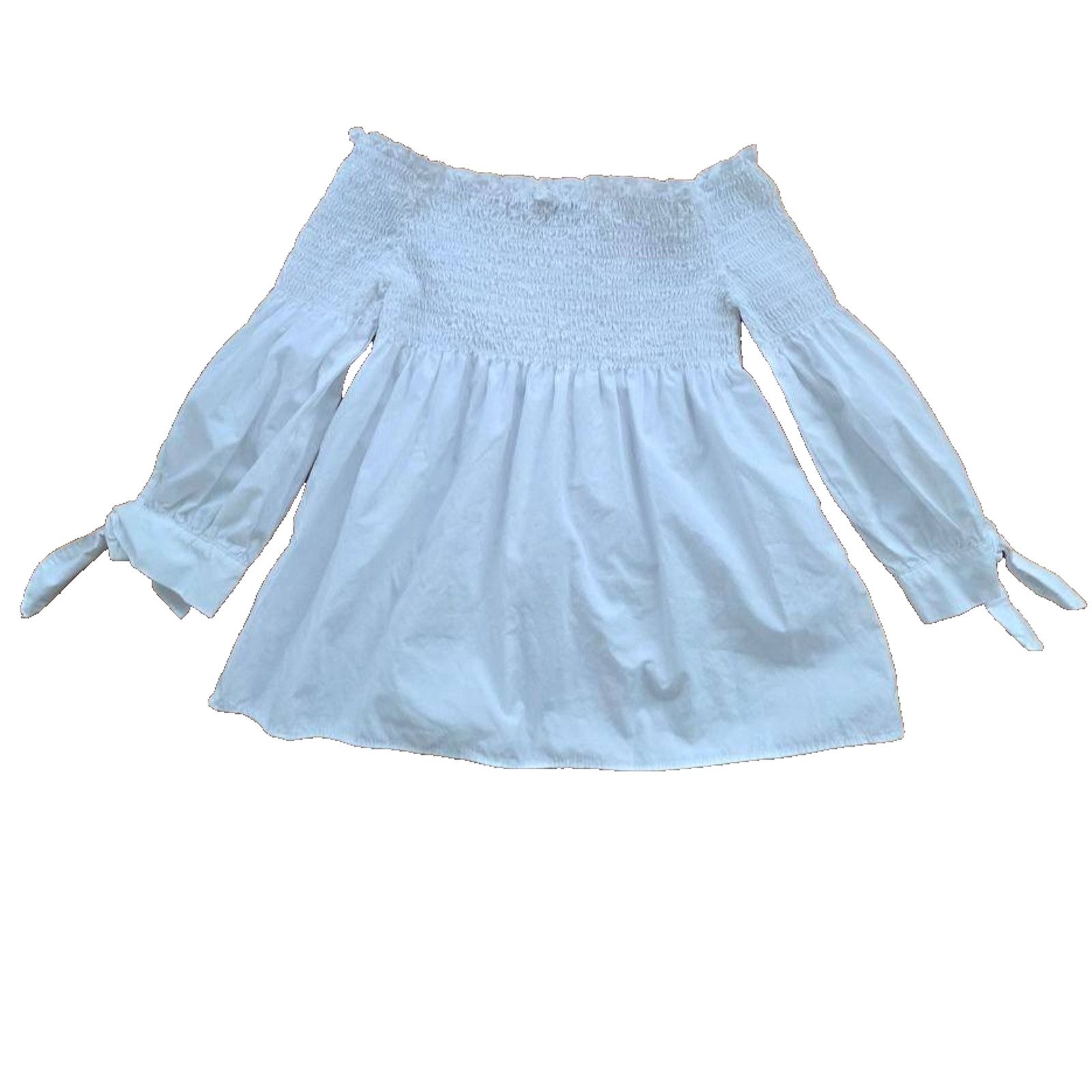 & Other Stories Blashe Long sleeve Off Cotton White Medium A001500 Size M / US 6-8 / IT 42-44 - 6 Thumbnail