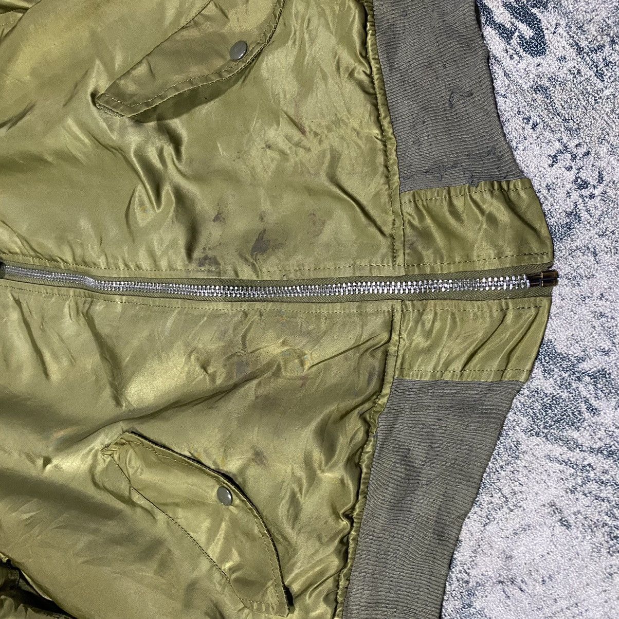 Alpha Industries VINTAGE ALPHA INDUSTRIES BOMBER FLIGHT JACKET Size US L / EU 52-54 / 3 - 6 Thumbnail
