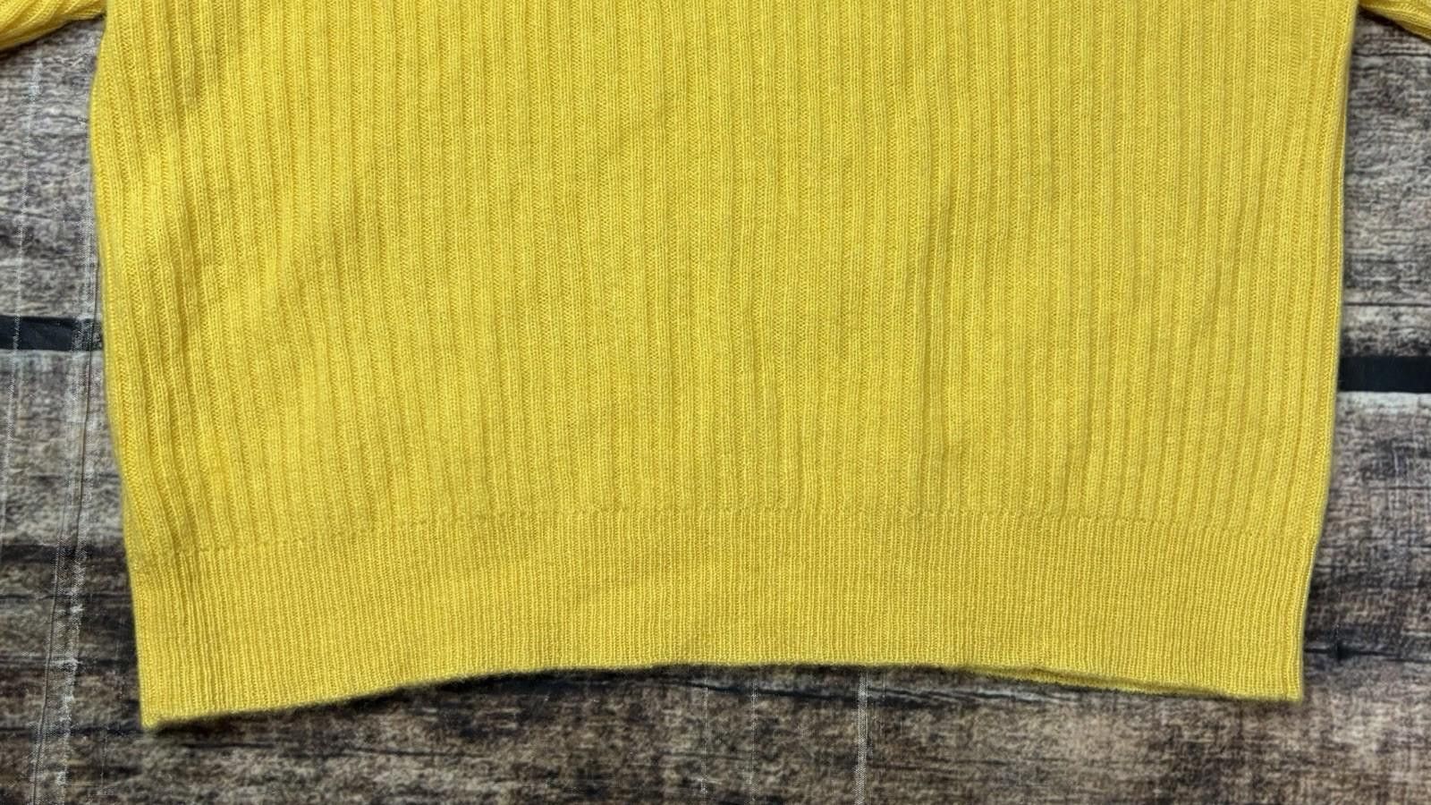 Other 27 Miles Cashmere Sweater Womens Small Pullover Yellow Size S / US 4 / IT 40 - 7 Thumbnail