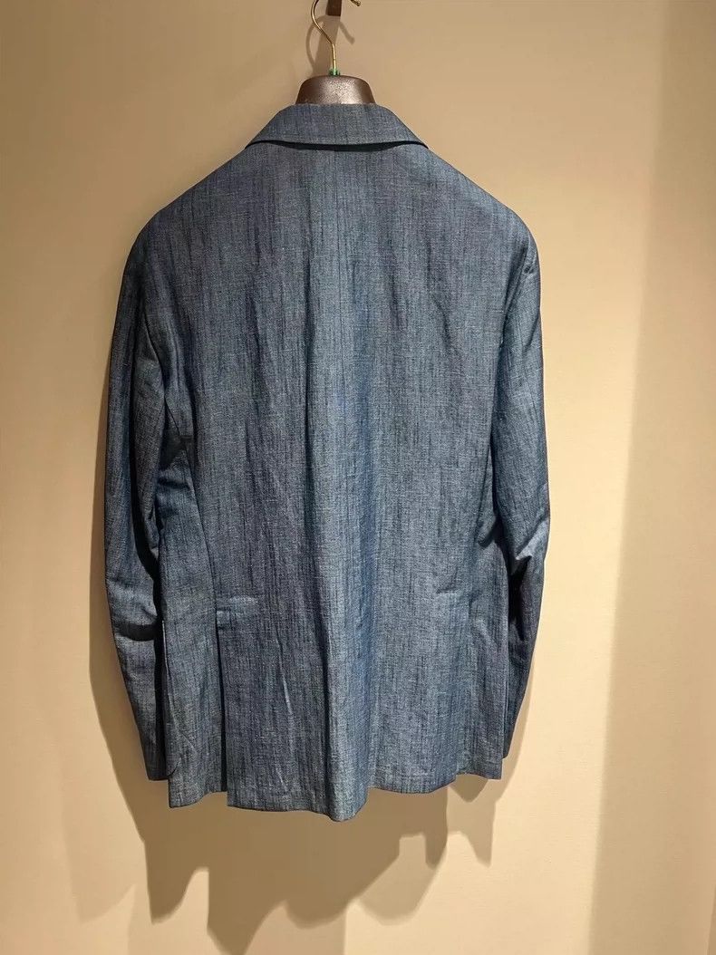 Loro Piana LORO PIANA Men's cotton linen blended casual single coat Size 48L - 4 Thumbnail