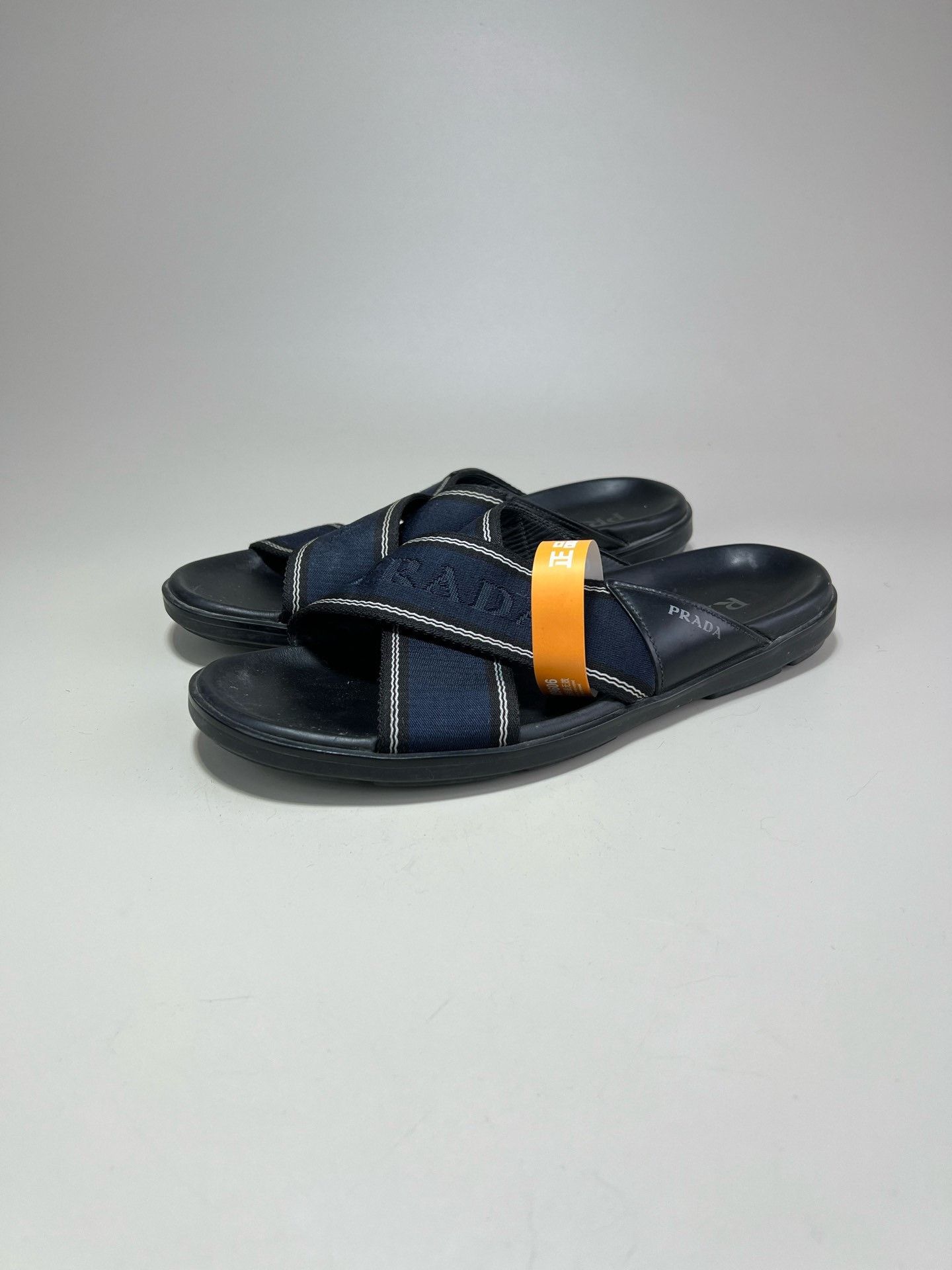 Prada Prada Webbing Cross Sandals Size US 9.5 / EU 42-43 - 1 Thumbnail