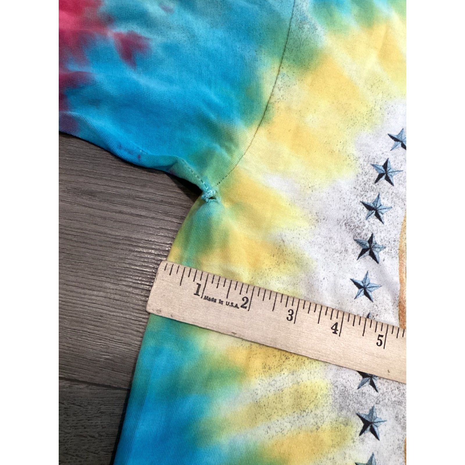 Vintage VINTAGE Grateful Dead Tie Dye Shirt L Dancing Bear Spectrum 50th 90s Music Mens Size US L / EU 52-54 / 3 - 4 Thumbnail