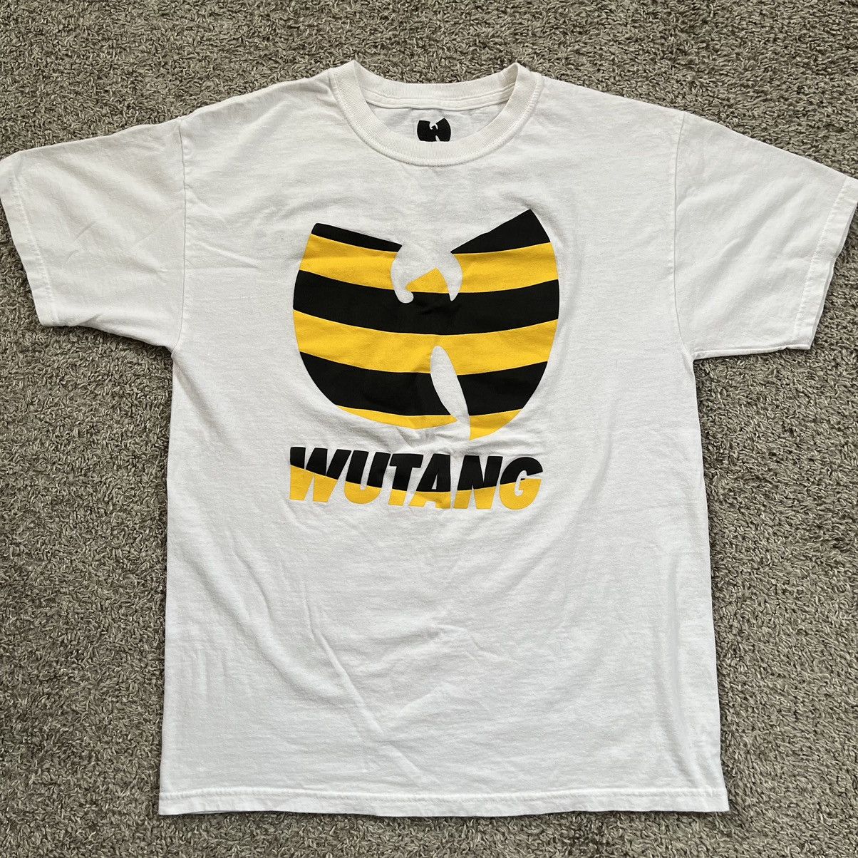 Image of Wu Tang Clan x Wu Wear Wu-Tang Shirt Size Medium Killa Beez On Swarm Wutang Gza in White, Men's