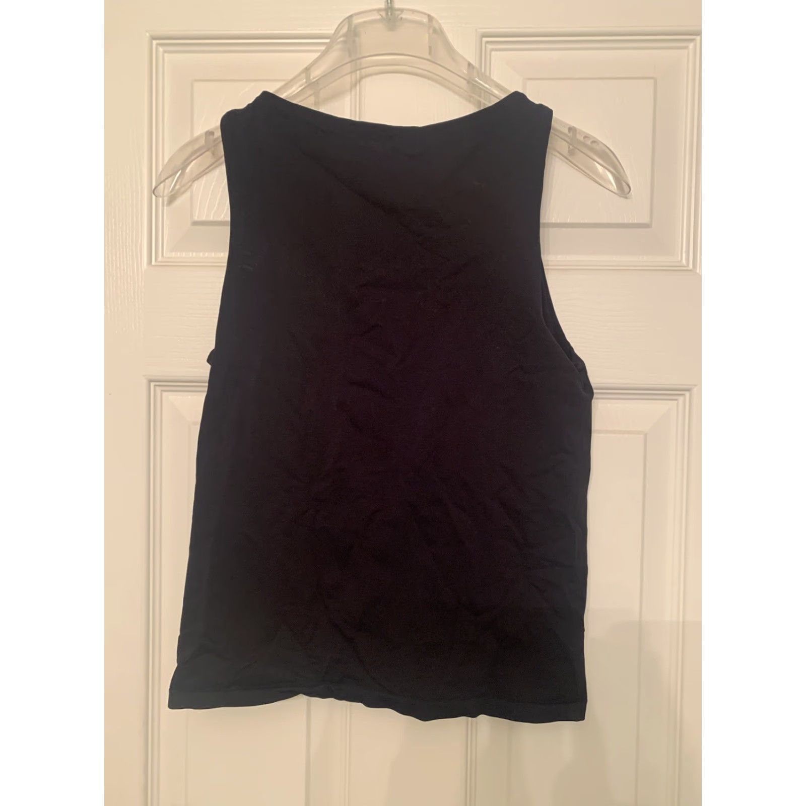 Vintage Eachyes Womens Tank Top Boat Neck Seamless Sleeveless Black Medium Size Small Size S / US 4 / IT 40 - 4 Thumbnail
