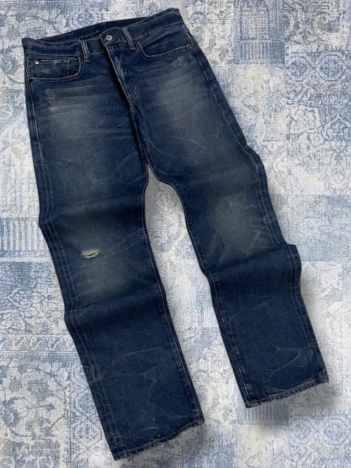 Polo Ralph Lauren Vintage Designer Denim Supply Ralph Lauren Distressed Denim Size US 32 / EU 48 - 2 Thumbnail