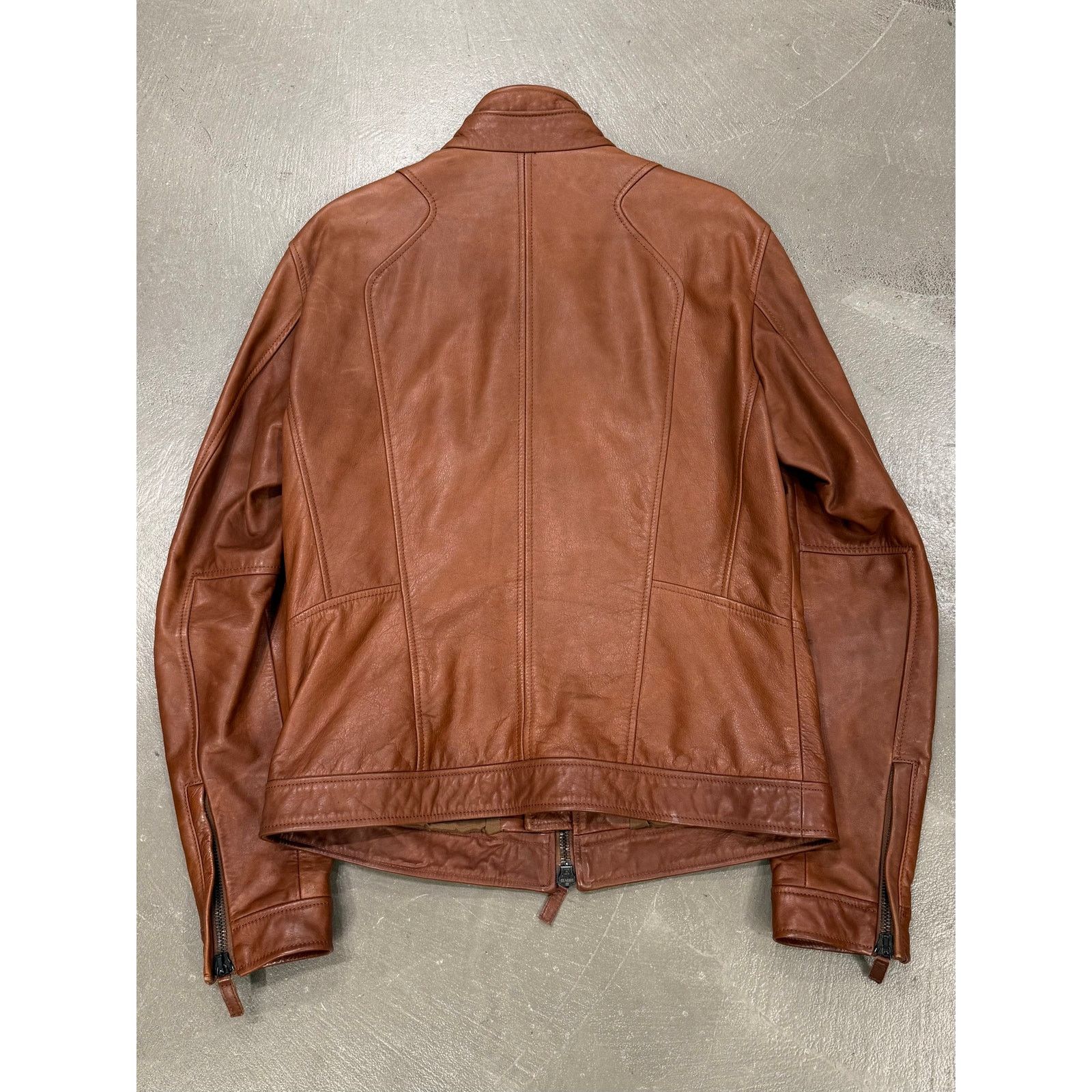 Giorgio Armani 2010s Armani paneled leather jacket Size US L / EU 52-54 / 3 - 2 Thumbnail