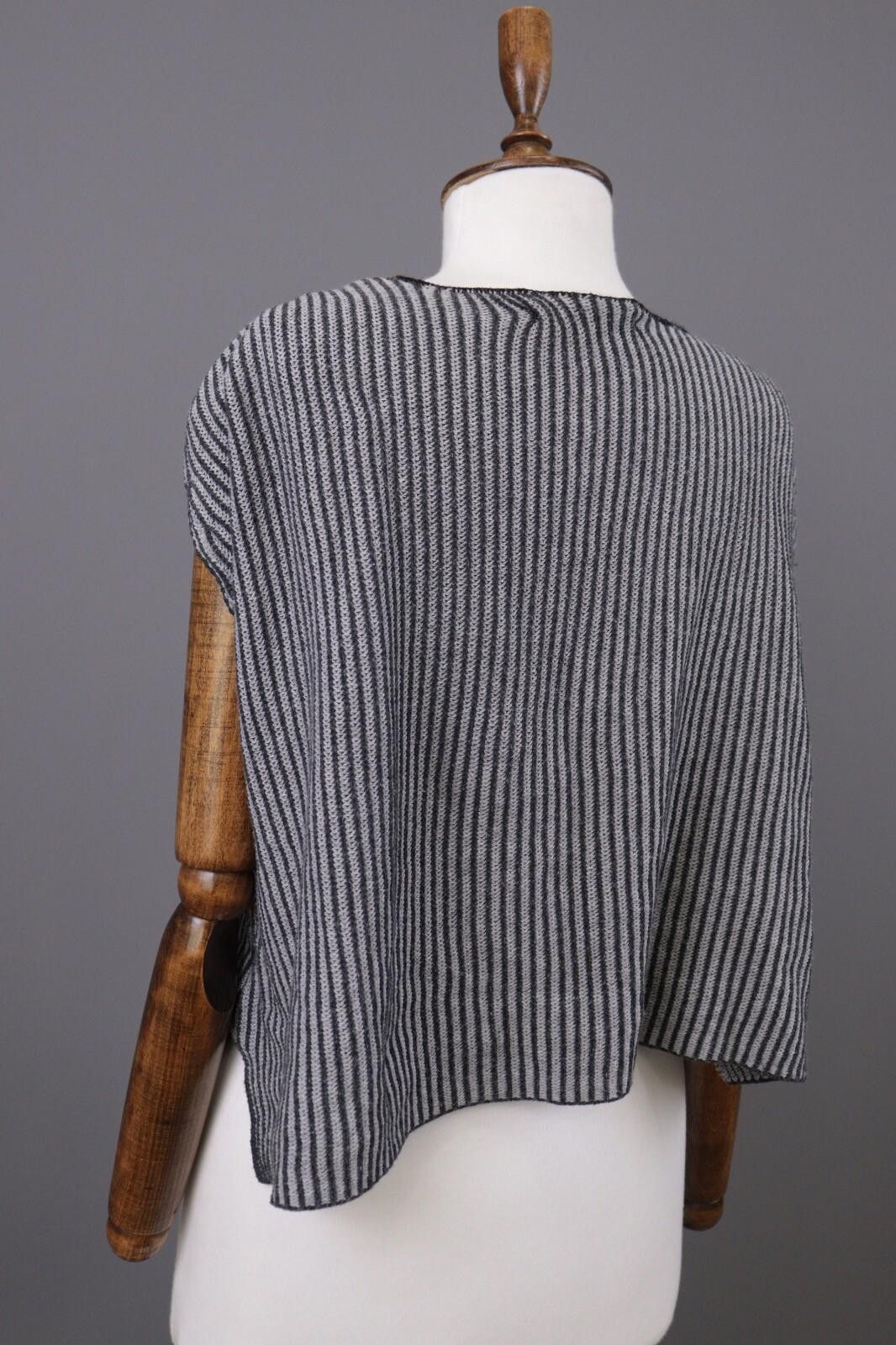 Designer Gudrun Sjöden Gray Pinstriped Knit Cardigan Sweater Size S Size S / US 4 / IT 40 - 11 Thumbnail