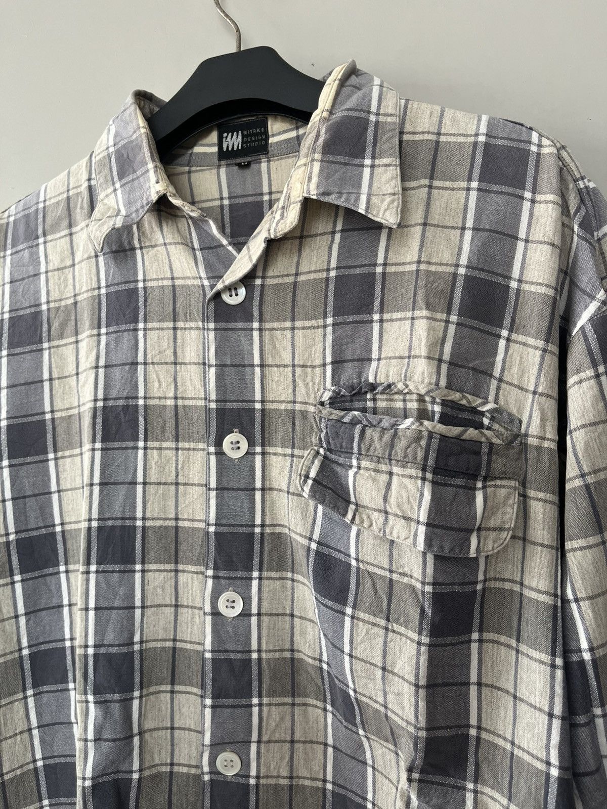 Issey Miyake ISSEY MIYAKE DESIGN STUDIO VINTAGE SHIRTS BUTTON UPS POCKET Size US M / EU 48-50 / 2 - 6 Thumbnail