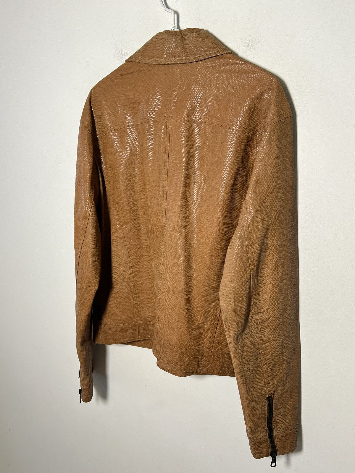 Giorgio Armani Vintage Armani Jeans leather jacket Size US L / EU 52-54 / 3 - 8 Thumbnail