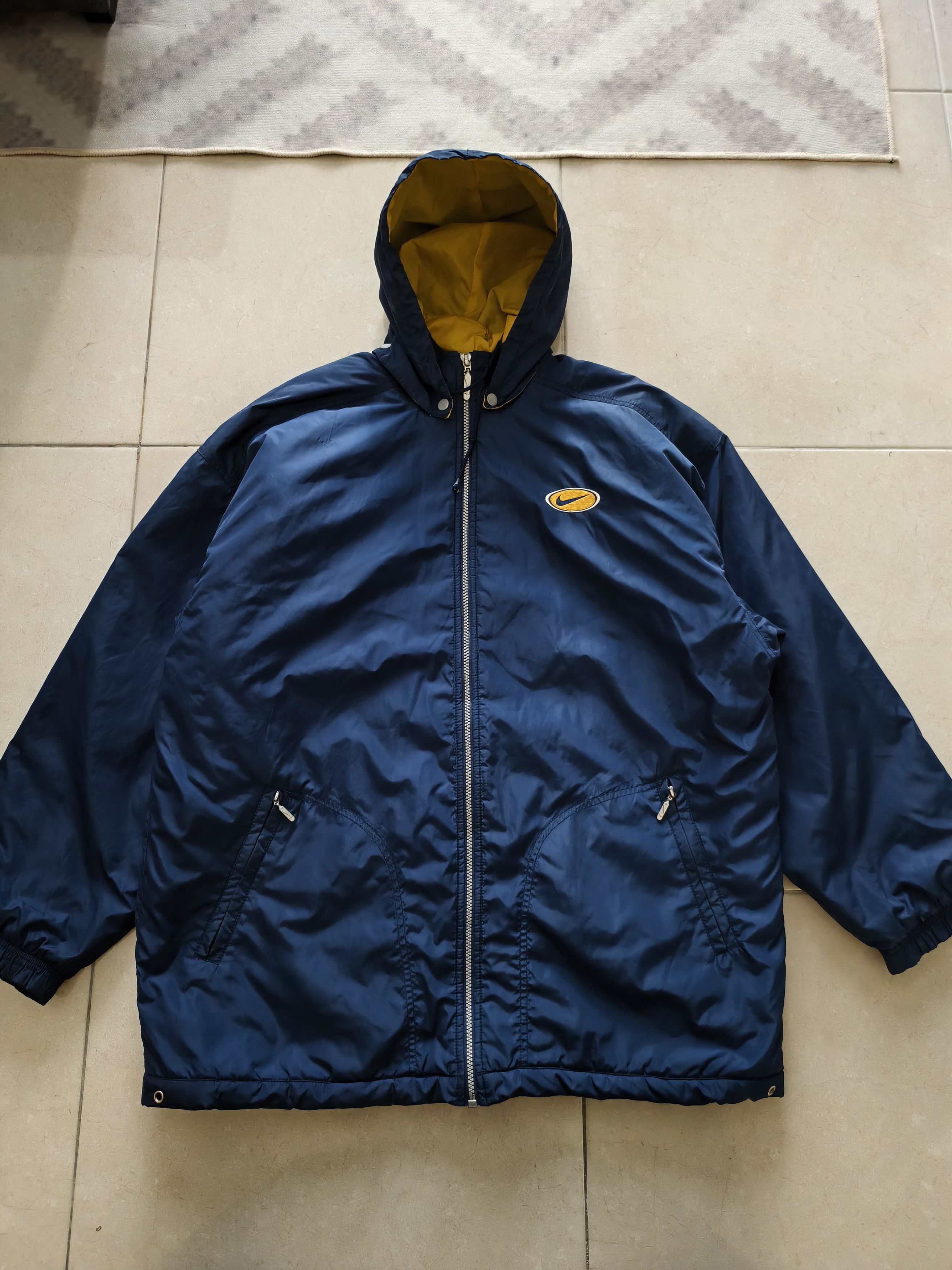 Nike × Vintage 🔥STEALS🔥Very Rare Vintage 90s Nike Big Logo Jacket Size US L / EU 52-54 / 3 - 3 Thumbnail