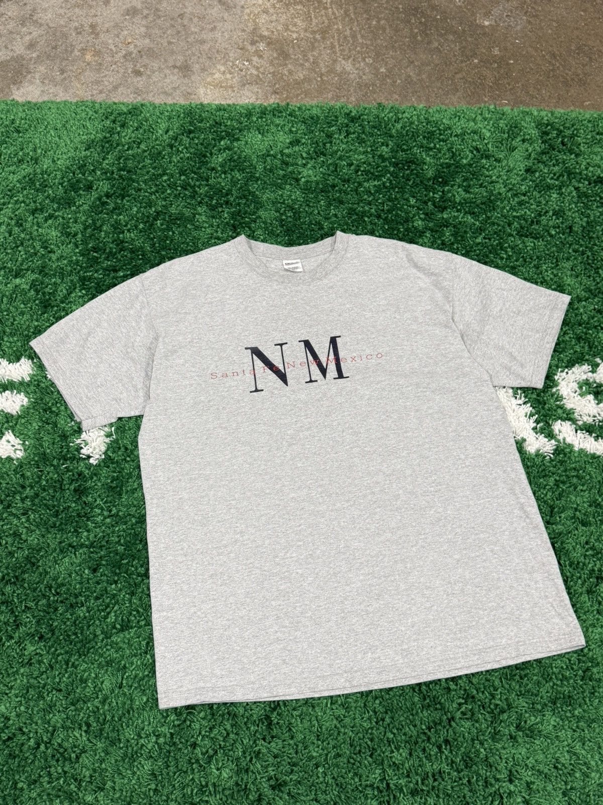 Anvil Vintage Anvil New Mexico Modern Logo Tee Grey XL NM Size US XL / EU 56 / 4 - 1 Thumbnail