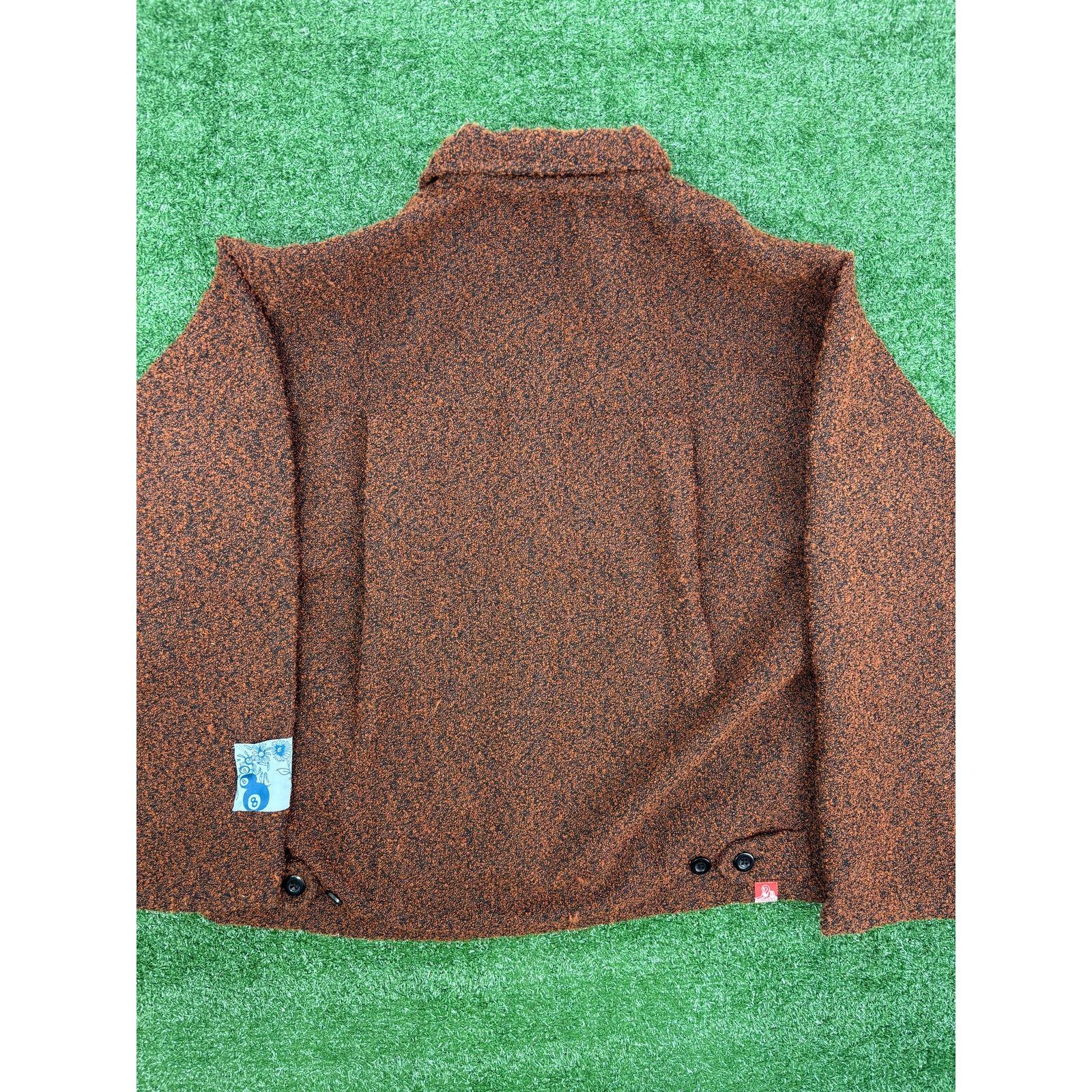 Jungles Jungles Jungles Pleated Static Boucle Brown Jacket Size SM Size US S / EU 44-46 / 1 - 2 Thumbnail