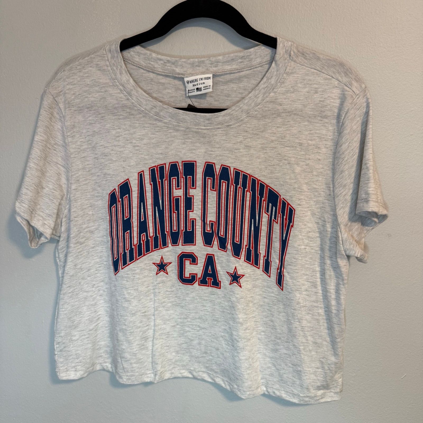 Other Where I’m From Orange County CA Crop Top T-Shirt Size M NWT Size M / US 6-8 / IT 42-44 - 5 Thumbnail