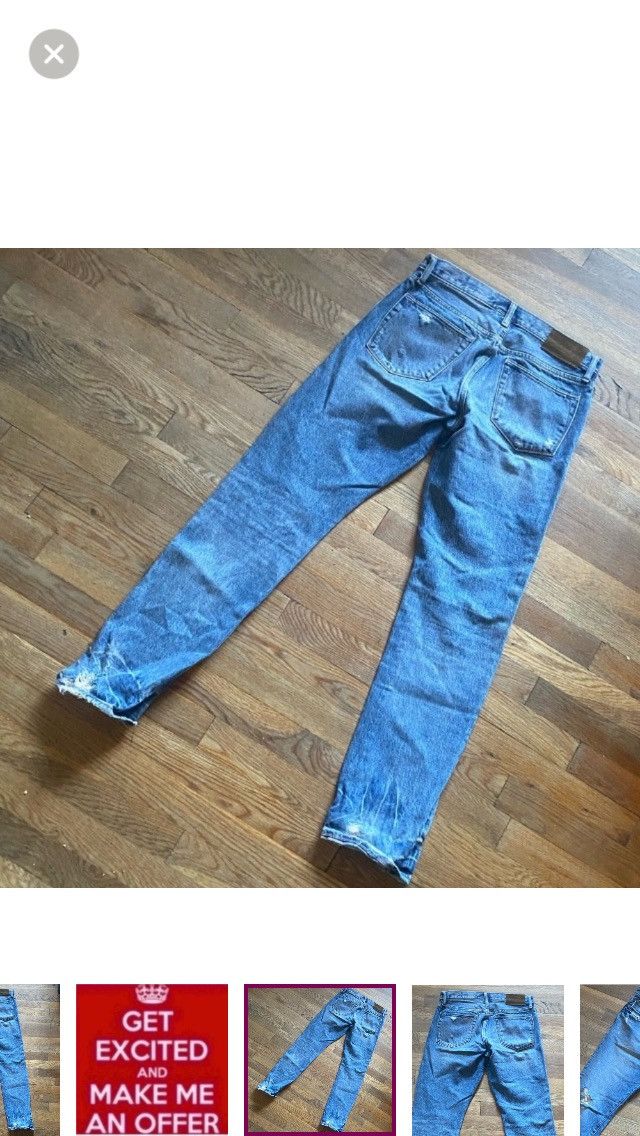 Todd Snyder Todd Snyder Slim Selvedge Japanese Jean in Destroyed Wash Size US 30 / EU 46 - 9 Thumbnail