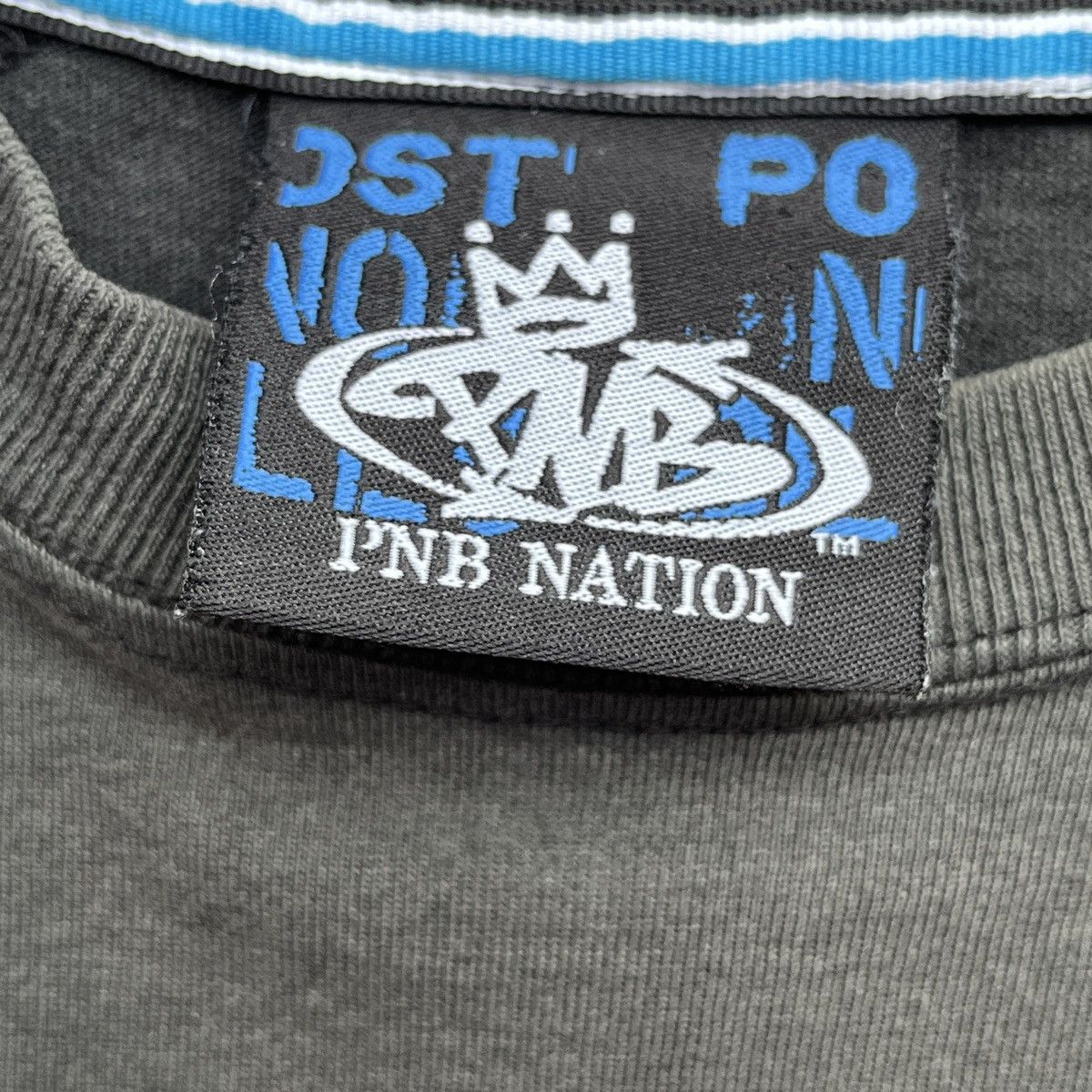 Other FADED GRAY PNB NATION STREETWEAR LOGO TSHIRT Size US L / EU 52-54 / 3 - 15 Thumbnail