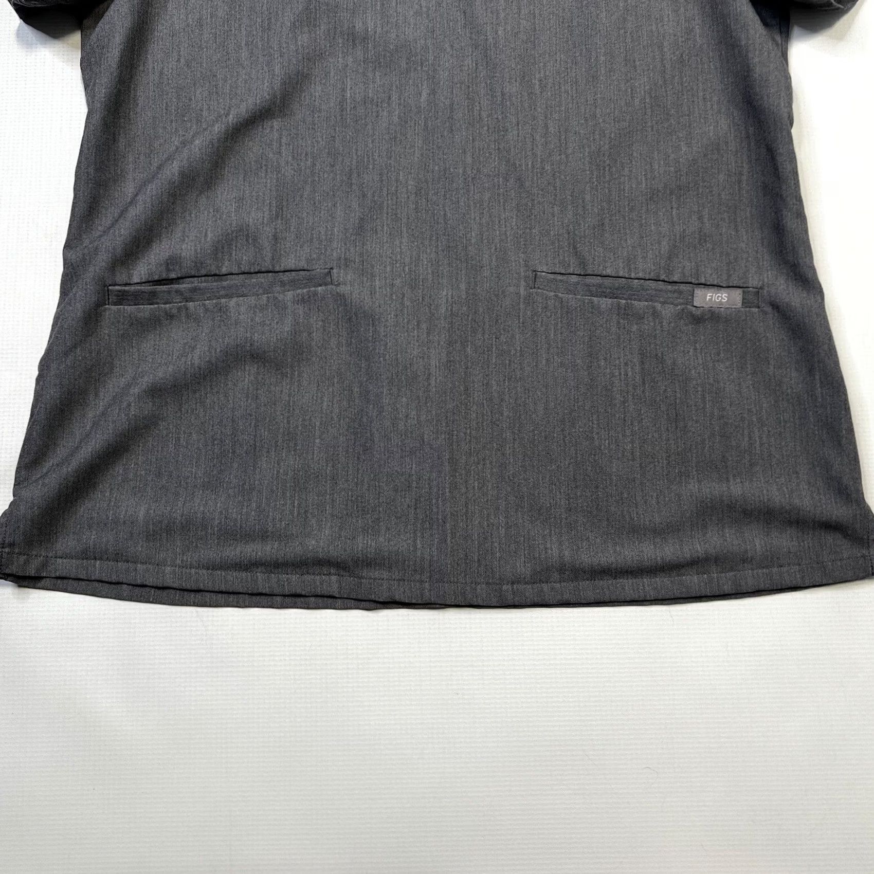 Vintage FIGS Casma Short Sleeve Scrub Top Gray Womens M 3 Pocket FW1100 Scrub Top Size M / US 6-8 / IT 42-44 - 2 Thumbnail