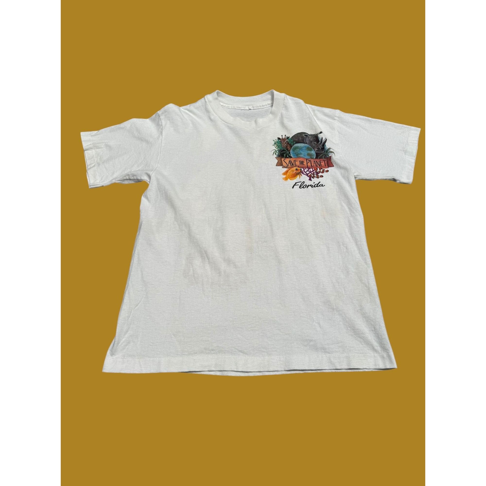 Other 90s Single Stitched "Save the Planet" T-Shirt Size US M / EU 48-50 / 2 - 2 Thumbnail