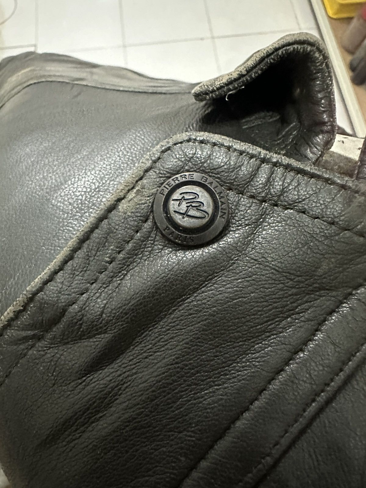Other VTG PIERRE BALMAIN Leather Jacket Size US L / EU 52-54 / 3 - 20 Thumbnail