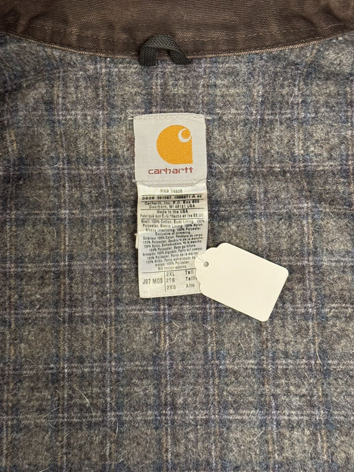 Carhartt Vintage Y2k ‘06 Carhartt J97 MOS Detroit Jacket. XXL Tall Size US XXL / EU 58 / 5 - 5 Thumbnail