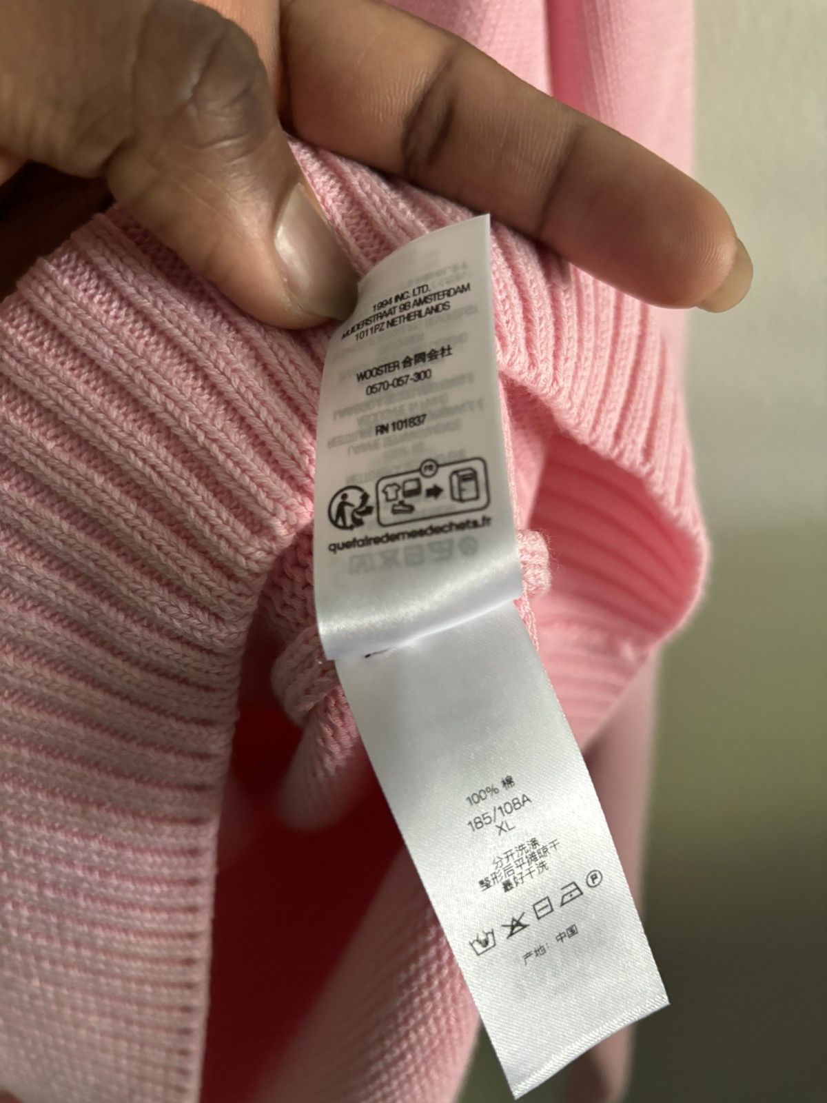 Supreme Supreme Old English Sweater (Pink) Size US XL / EU 56 / 4 - 15 Thumbnail