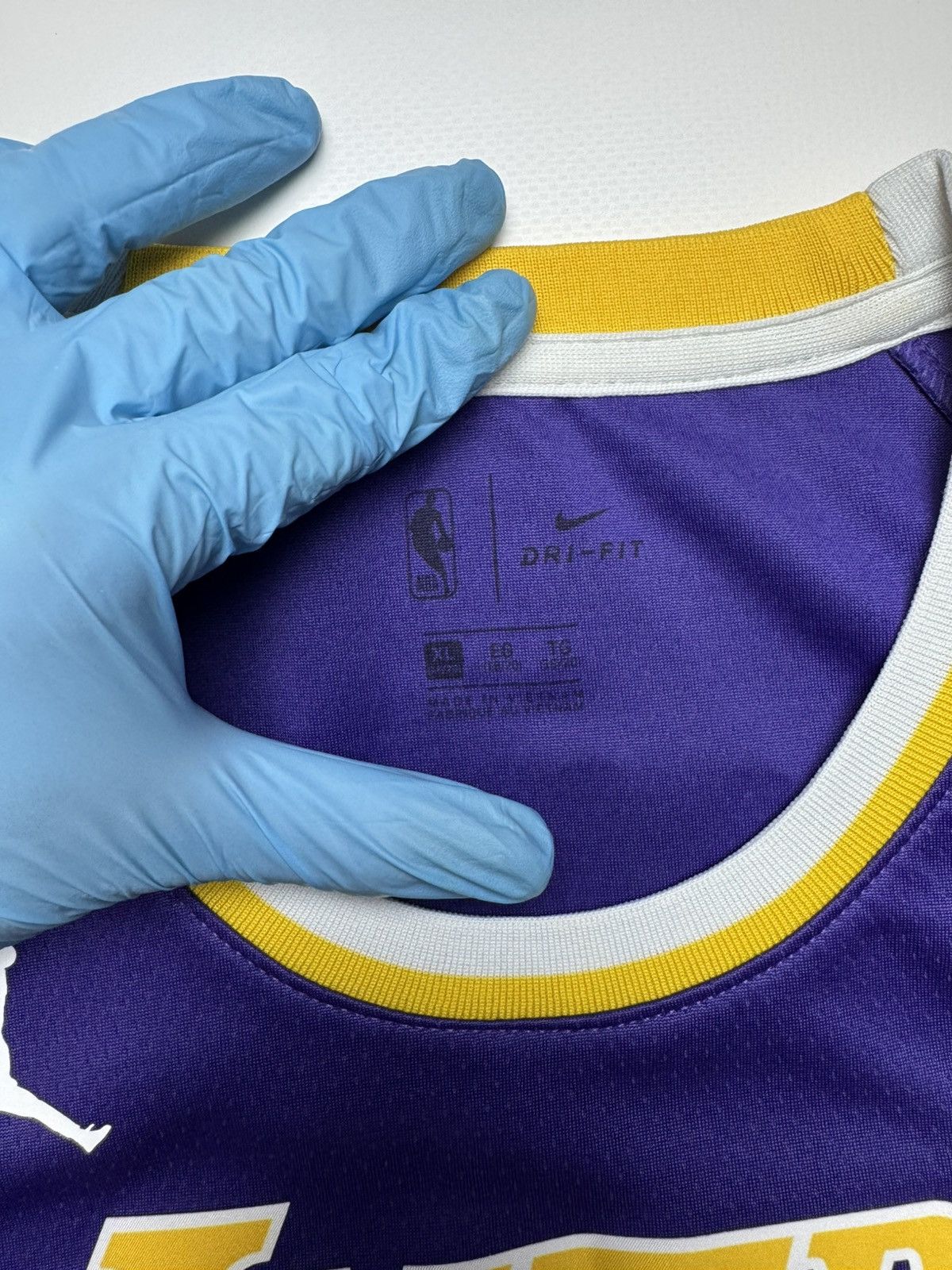 Nike Jordan LeBron James #23 Lakers Swingman Jersey - Purple Size US XL / EU 56 / 4 - 6 Thumbnail