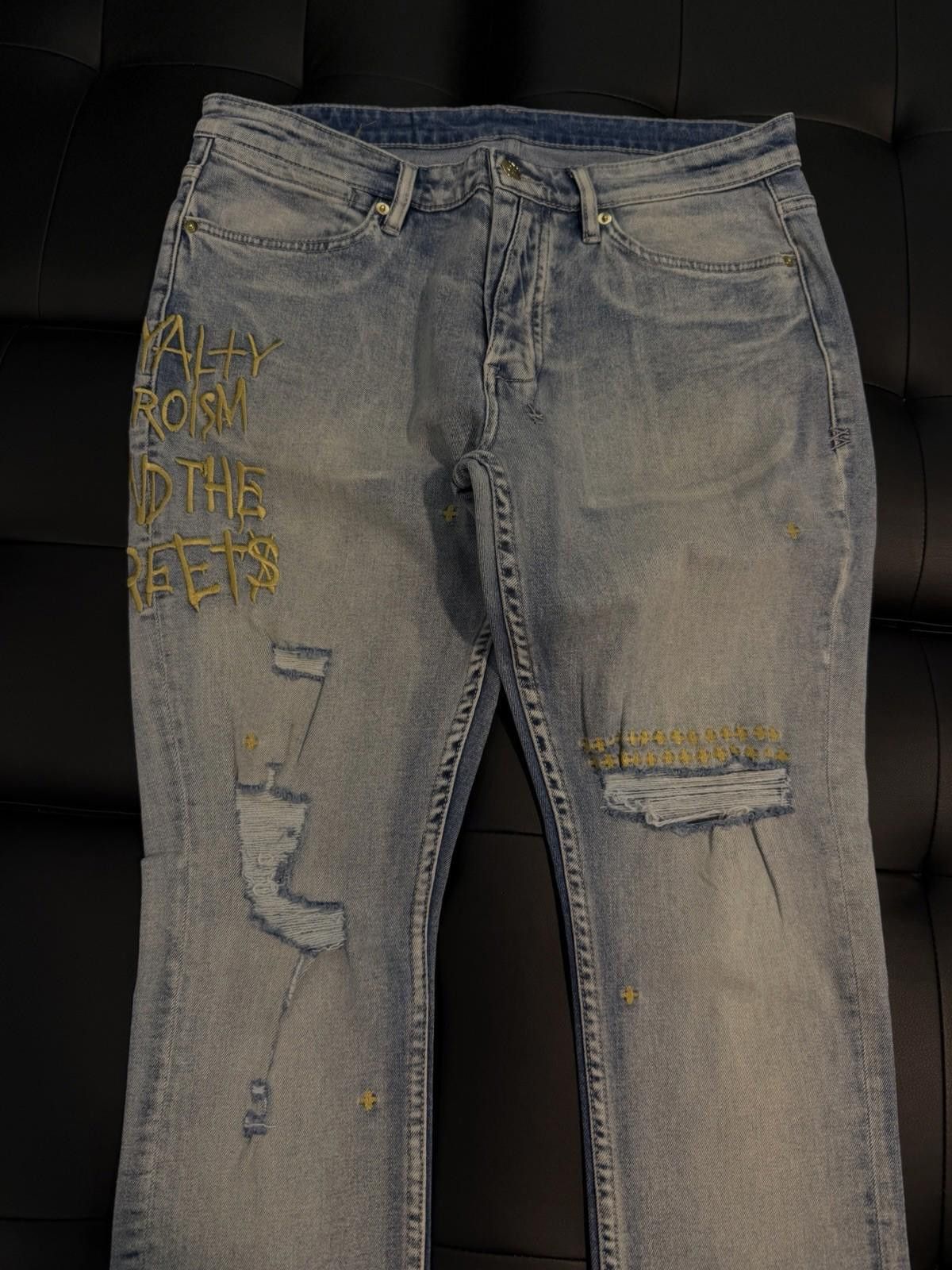 Ksubi Ksubi Men's Jeans Size 33 Light Blue Authentic Pre Owned Size US 33 - 5 Thumbnail