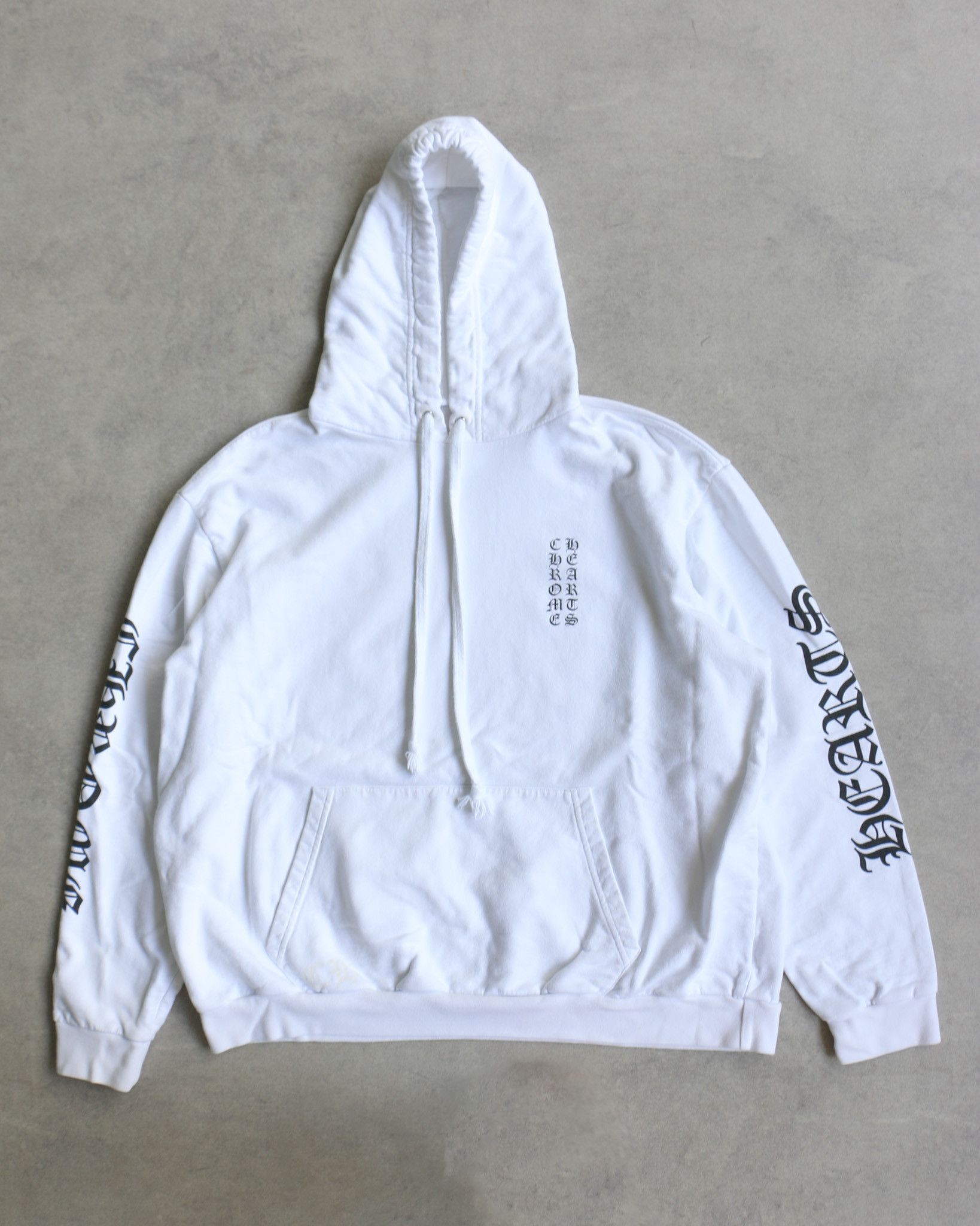 Chrome Hearts Chrome Hearts Script Logo Hoodie White Size US XL / EU 56 / 4 - 1 Thumbnail