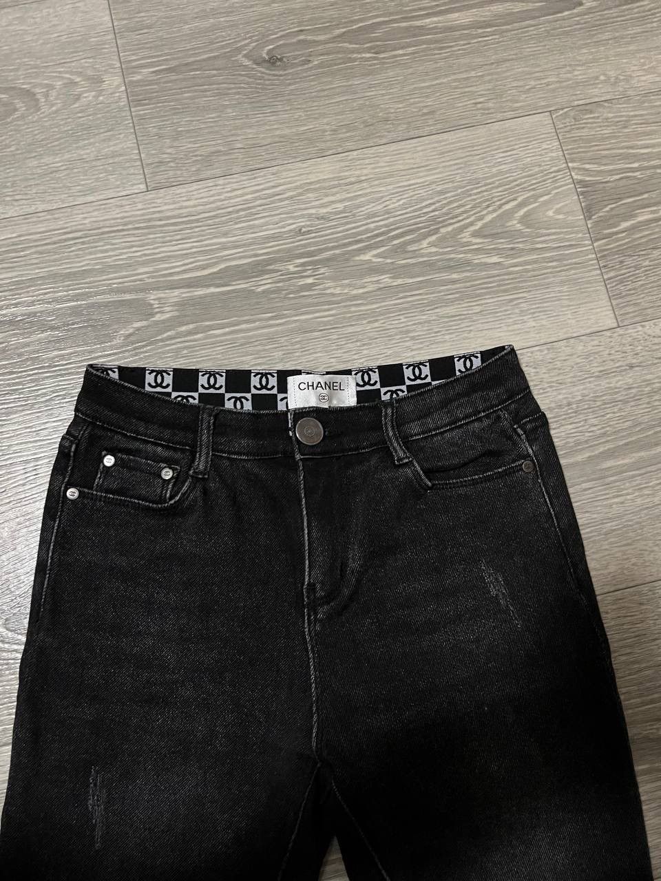 Chanel Chanel Jeans Mini Metal Logo Denim Distressed Slim Size 30" / US 8 / IT 44 - 6 Thumbnail