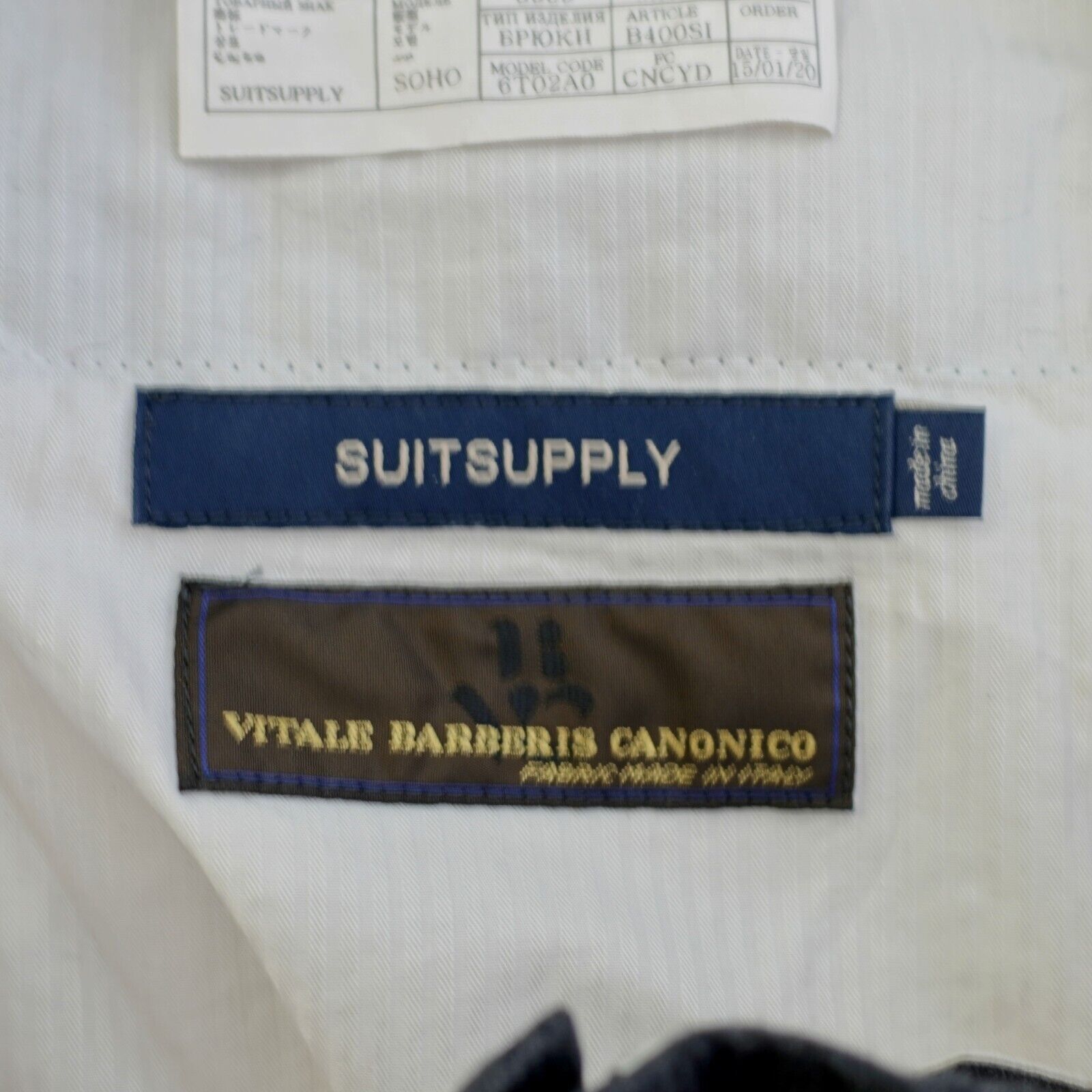 Suitsupply Suitsupply Vitale Barberis Canonico Gray Wool 33/31 Dress Pa Size 34R - 7 Thumbnail