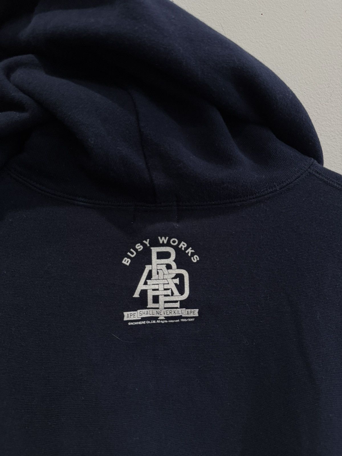 Bape 2007 NYC Logo Navy Hoodie Size US XL / EU 56 / 4 - 3 Thumbnail