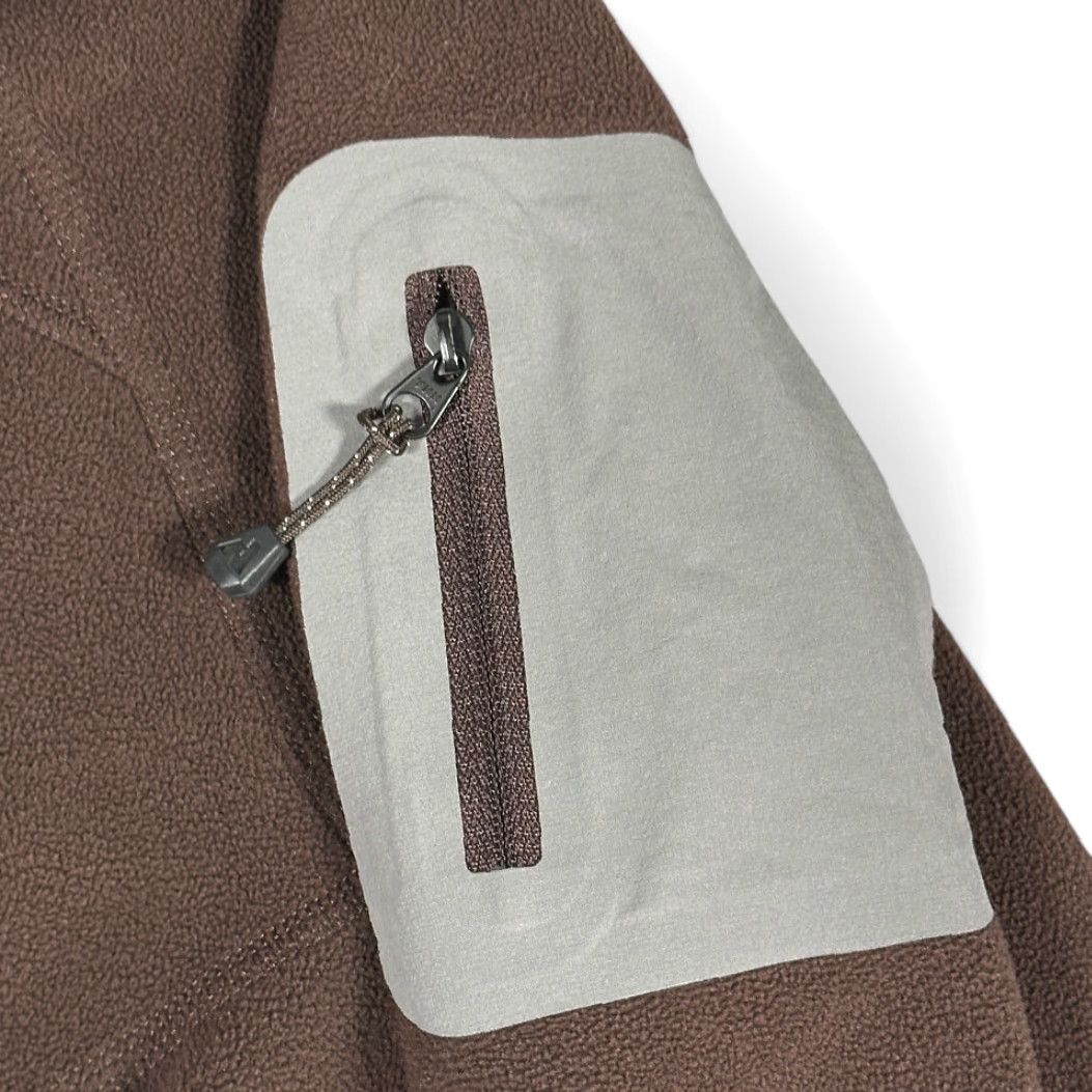Eddie Bauer VINTAGE Eddie Bauer Sweater Womens MEDIUM Brown Fleece First Ascent 1/4 Quarter Zip Size M / US 6-8 / IT 42-44 - 5 Thumbnail