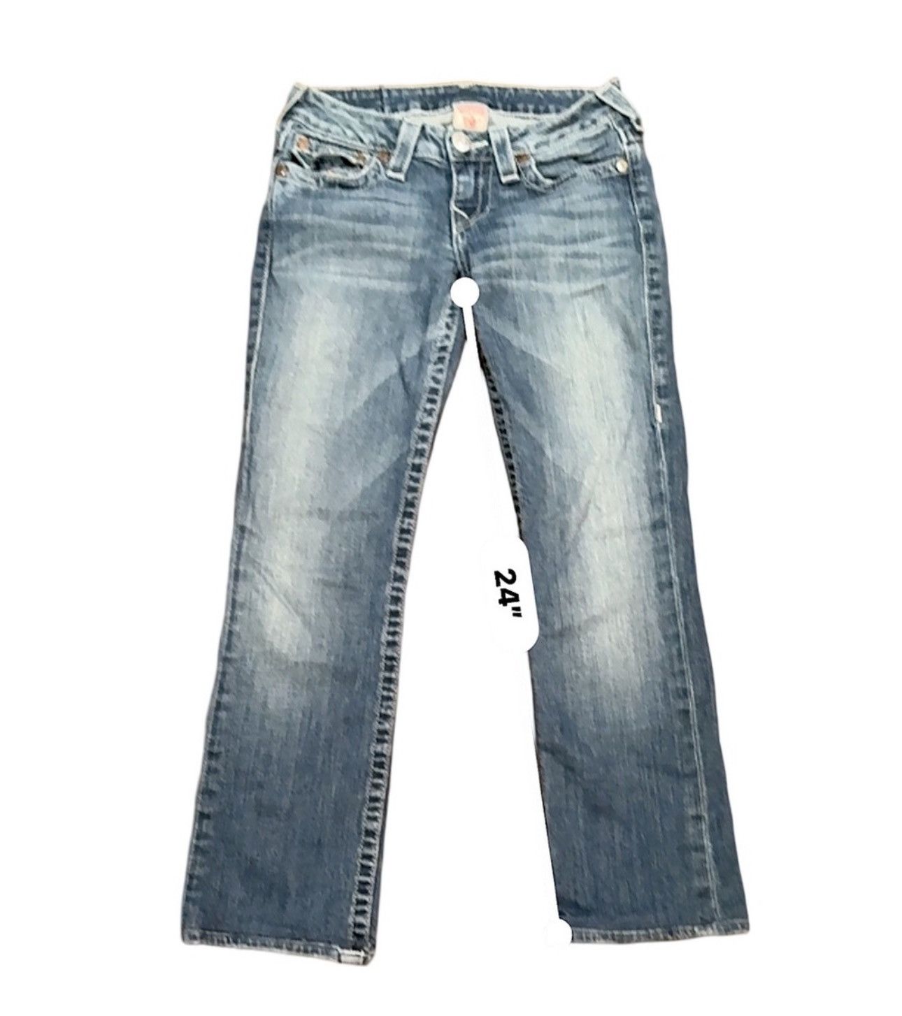 True Religion TRUE RELIGION Vintage Jeans Womens 26 × 24" Rainbow Size 26" / US 2 / IT 38 - 6 Thumbnail
